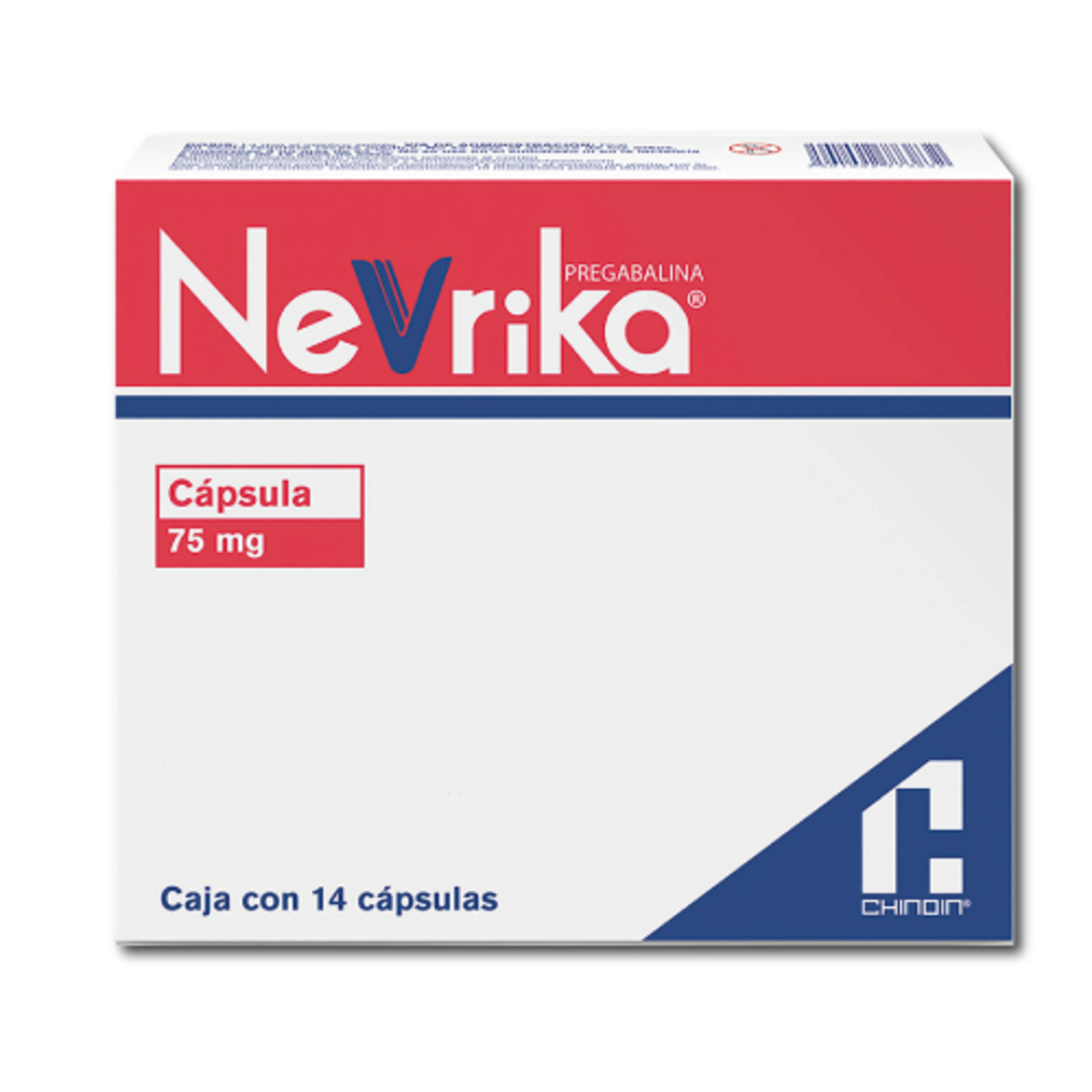 Nevrika 75 Mg Con 14 Cápsulas