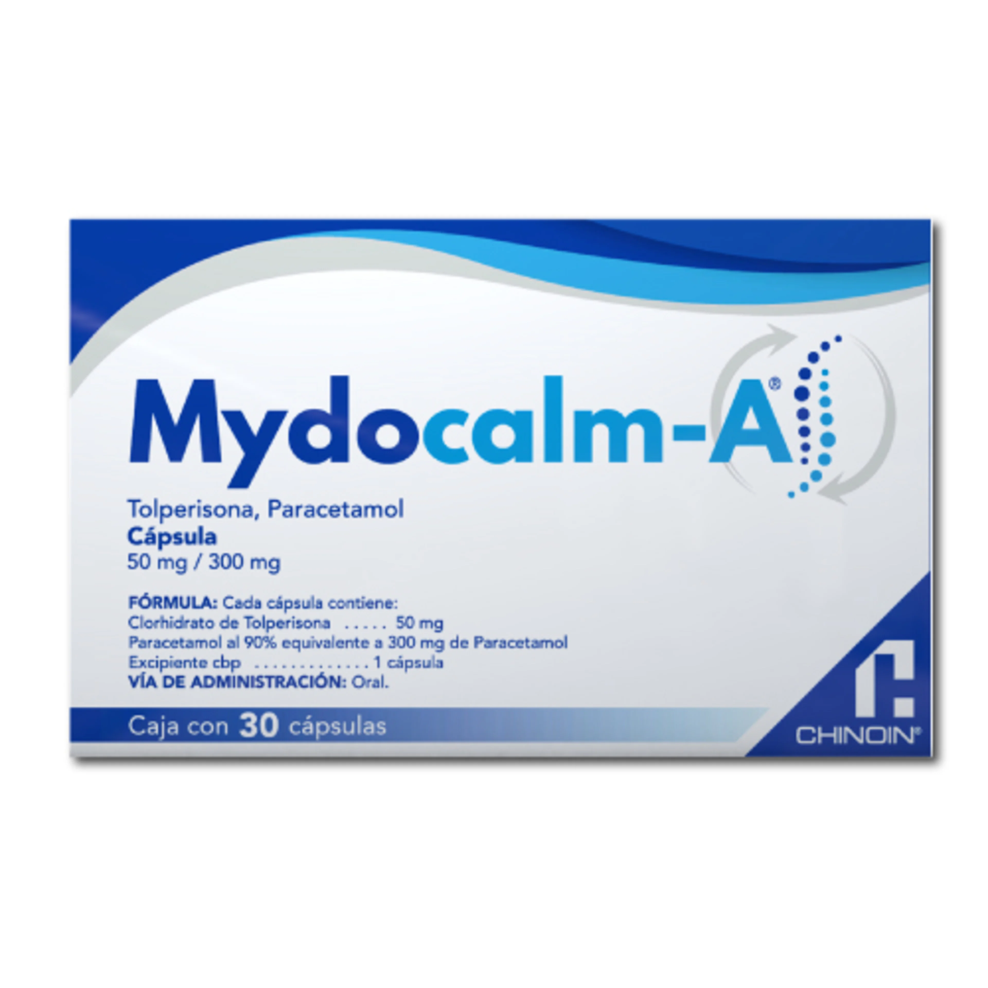 Mydocalm-A 50/300 Mg Con 30 Cápsulas