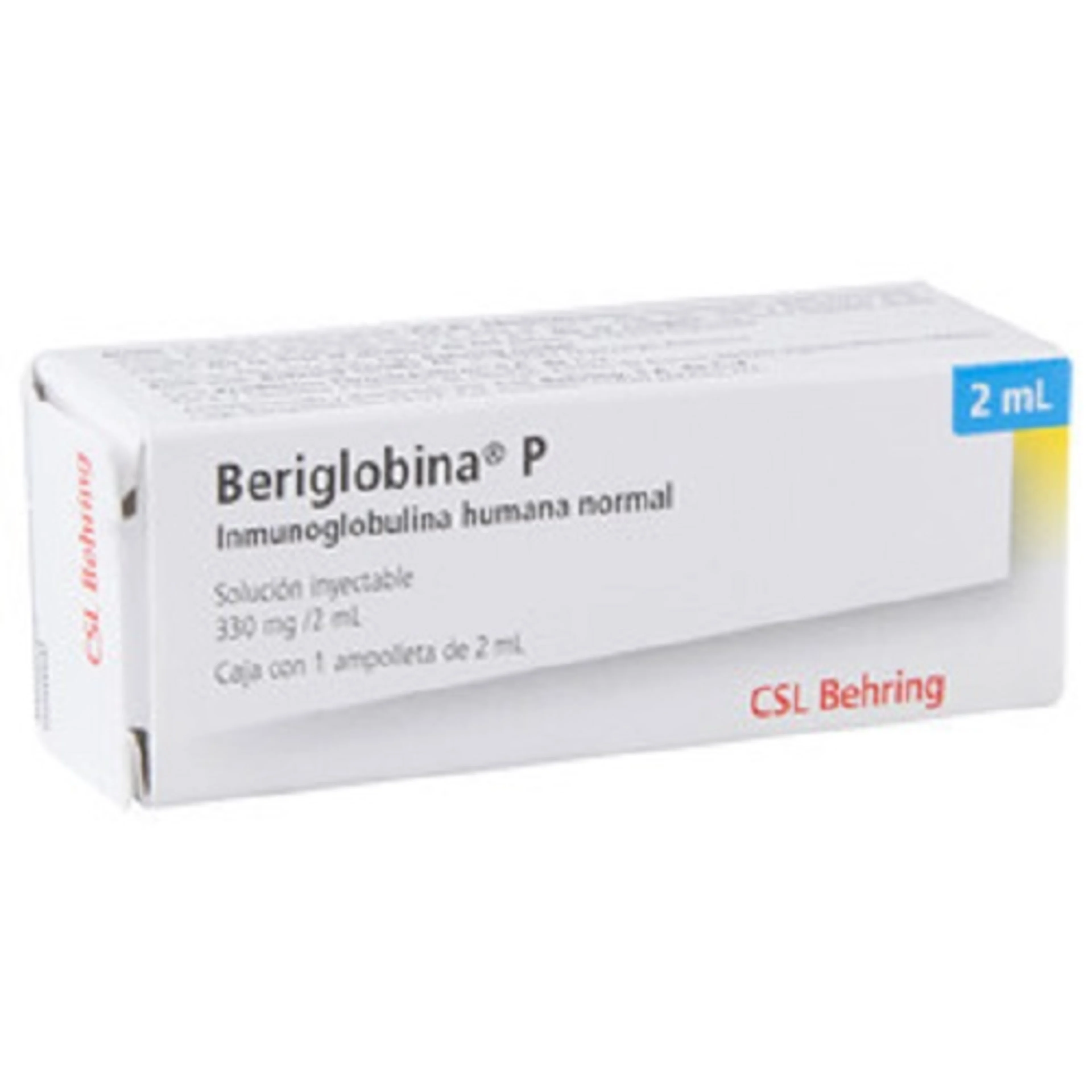 Beriglobina p 1 ampolleta 320mg/2ml