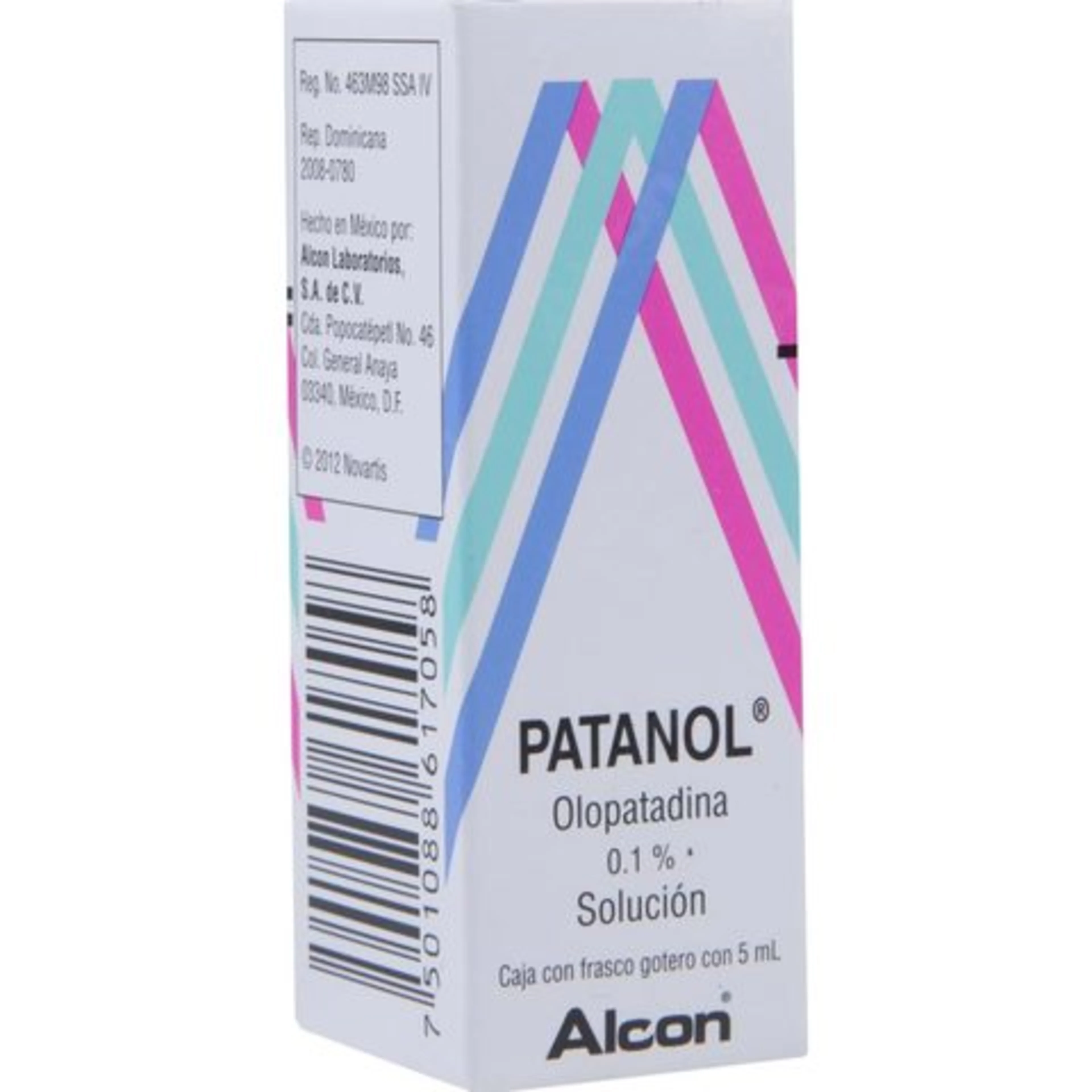 Patanol 0.1% Solución Oftálmica Gotas 5 Ml
