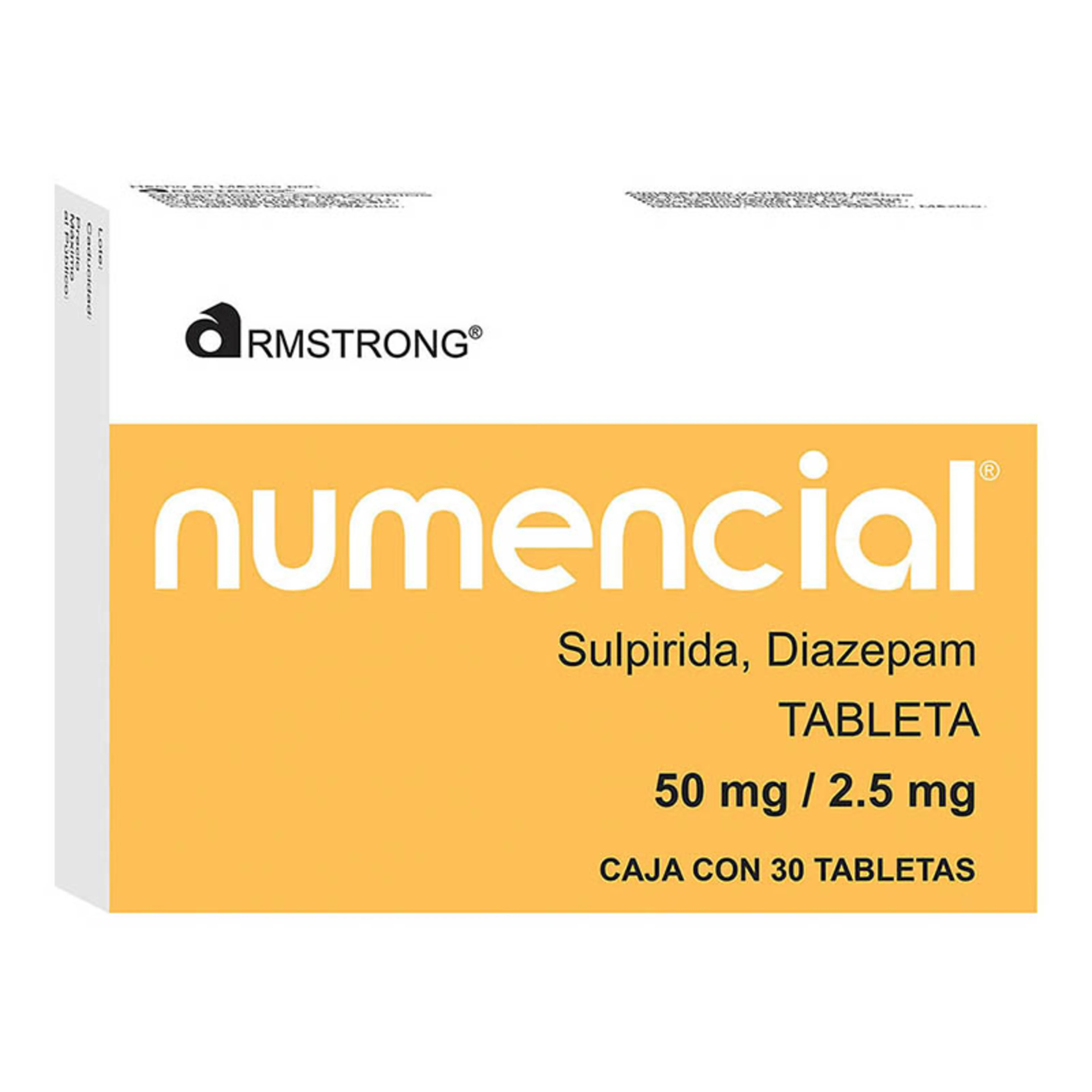 Numencial 50/2.5 Mg Con 30 Tabletas