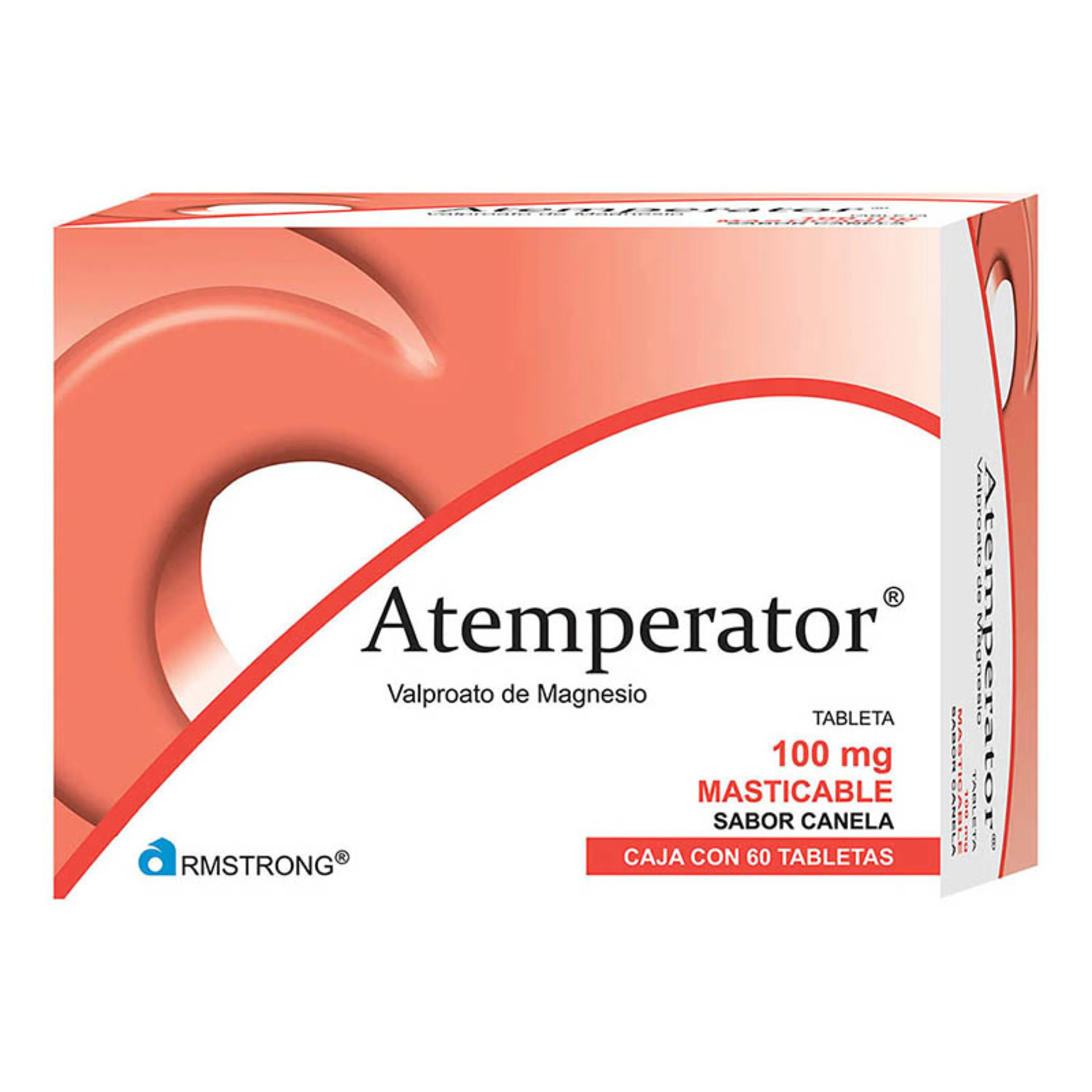 Atemperator 100 Mg Con 60 Tabletas Masticables