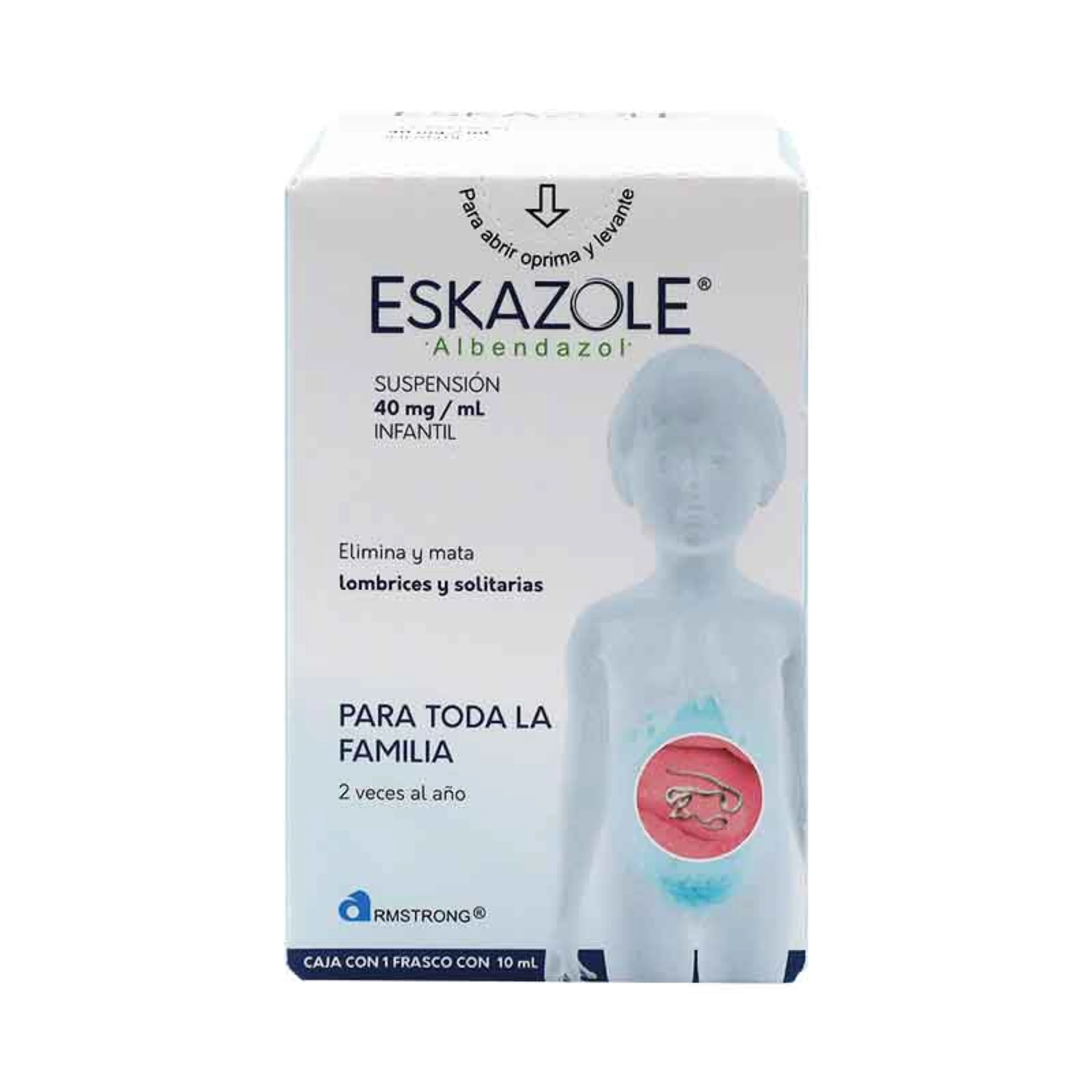 Eskazole Infantil 40 Mg Suspensión Oral 10 Ml