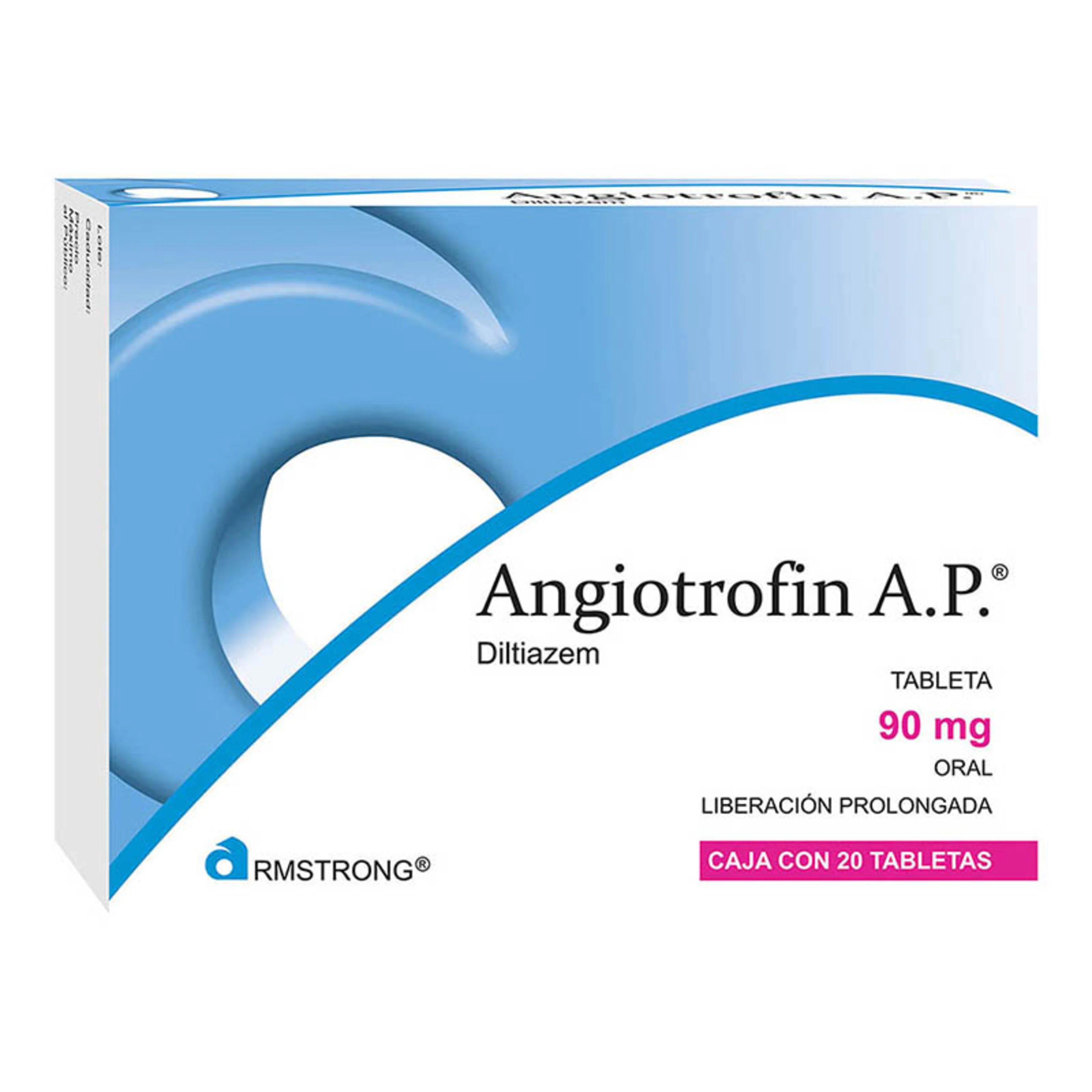 Angiotrofin Ap 90 Mg Con 20 Tabletas