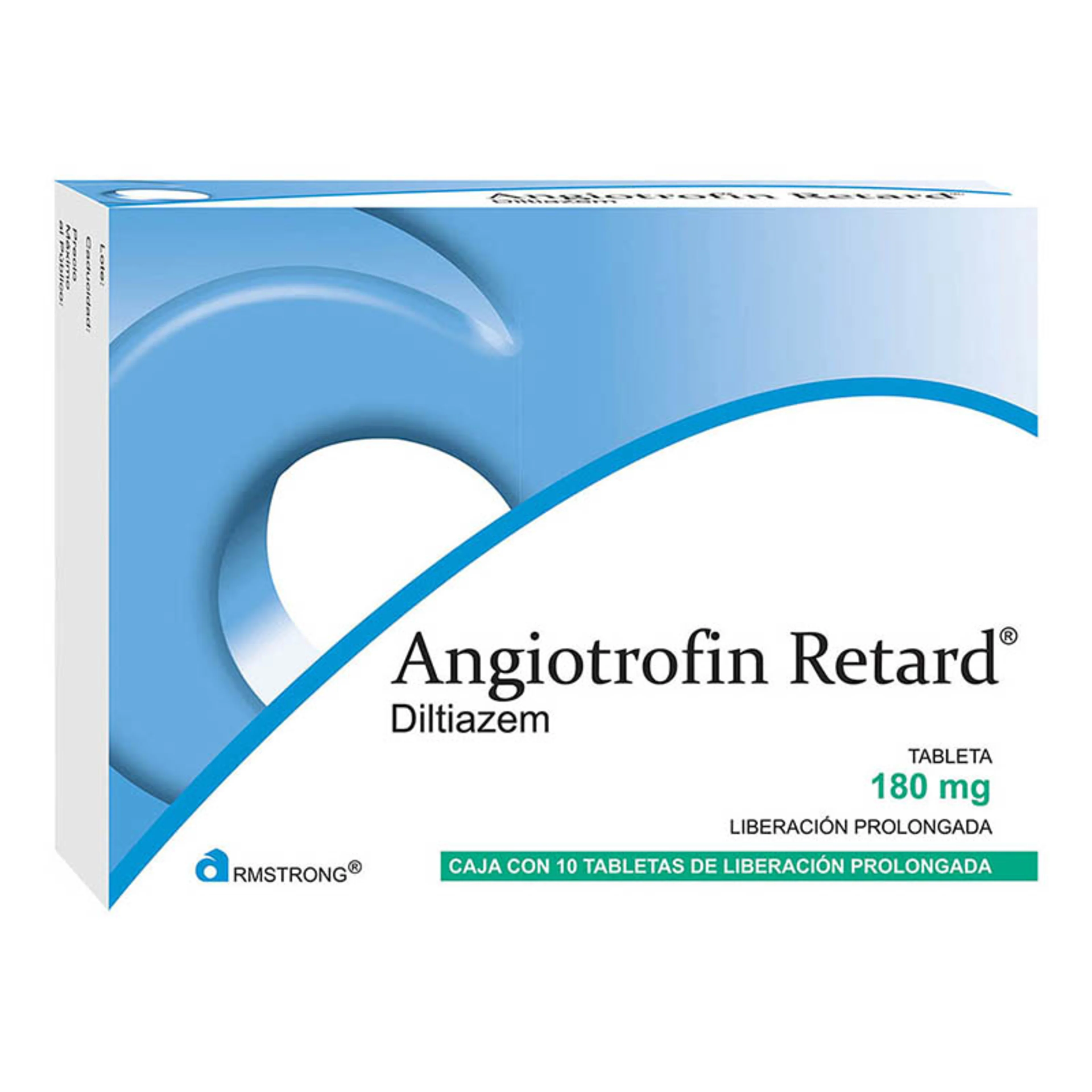 Angiotrofin Retard 180 Mg Con 10 Tabletas
