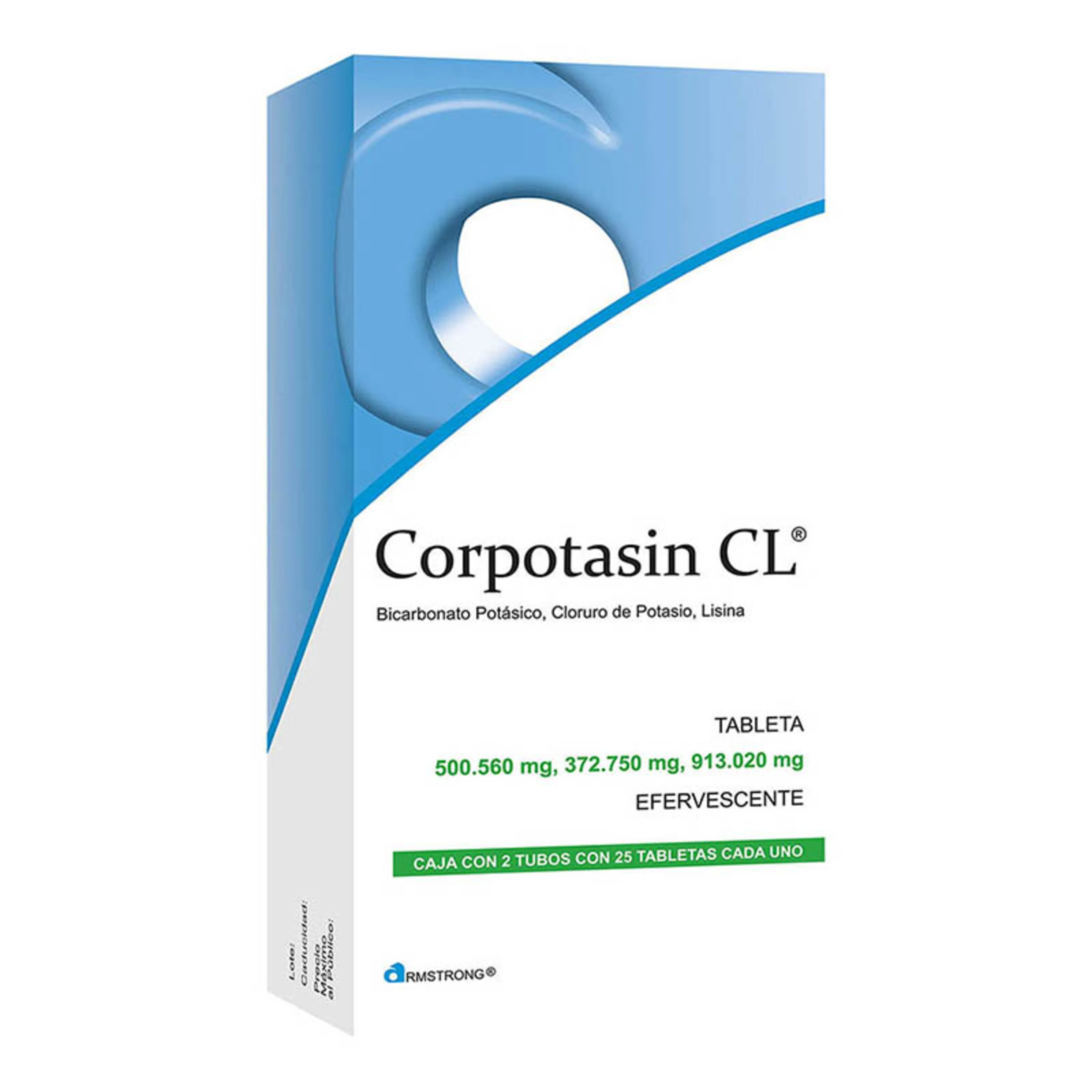 Corpotasin Cl 500.56/372.75/913.02 Mg Con 50 Tabletas