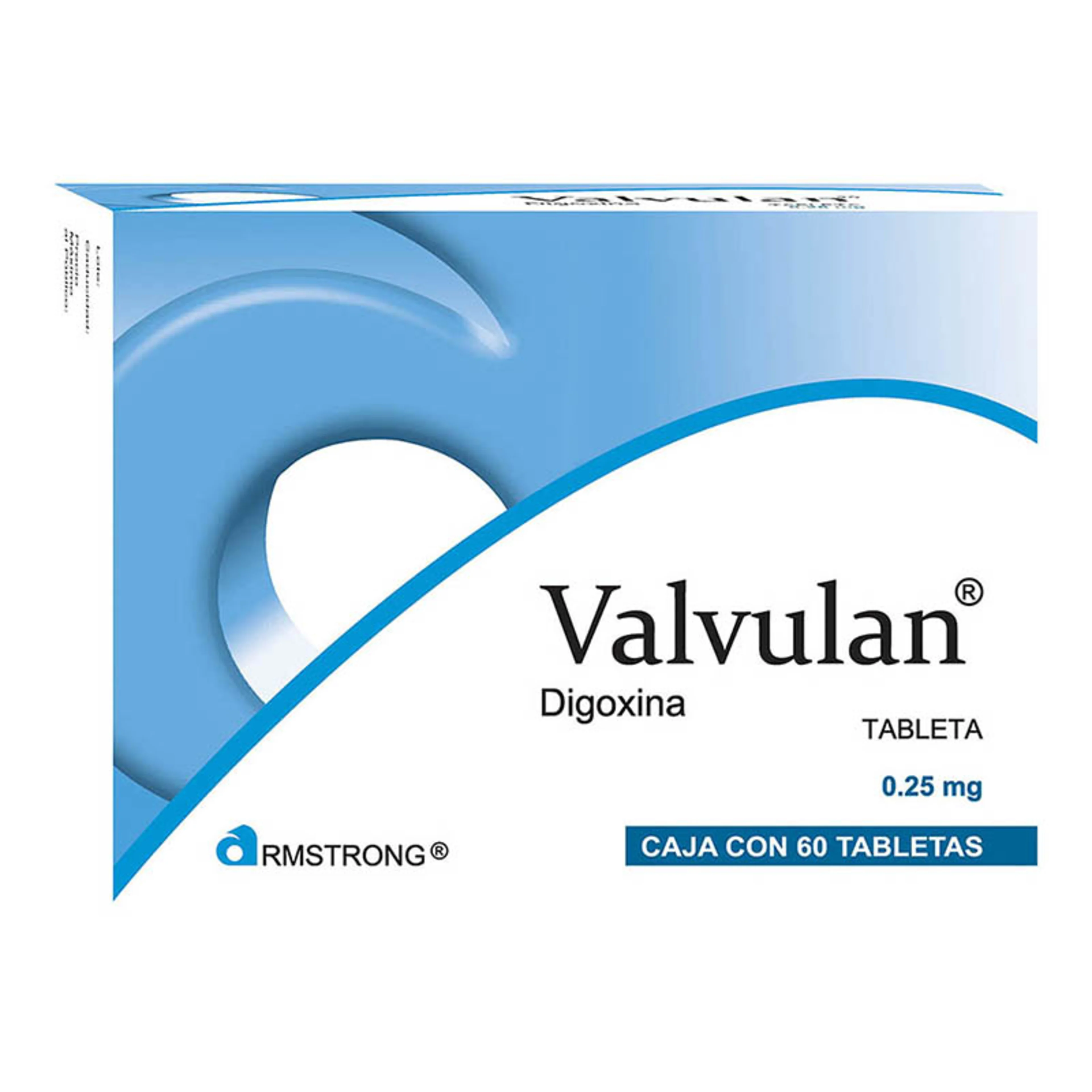 Valvulan 0.25 Mg Con 60 Tabletas