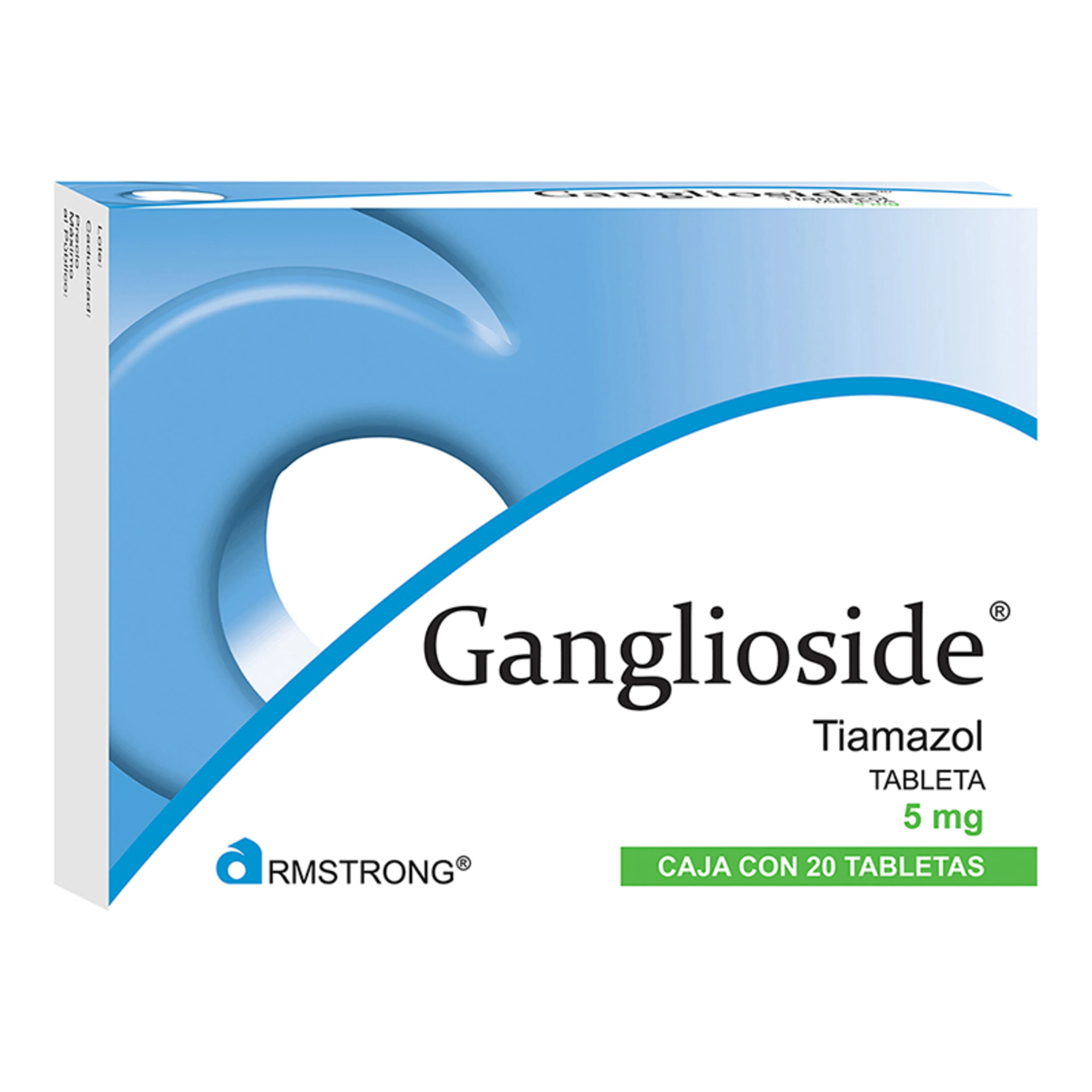 Ganglioside 5 Mg Con 20 Tabletas
