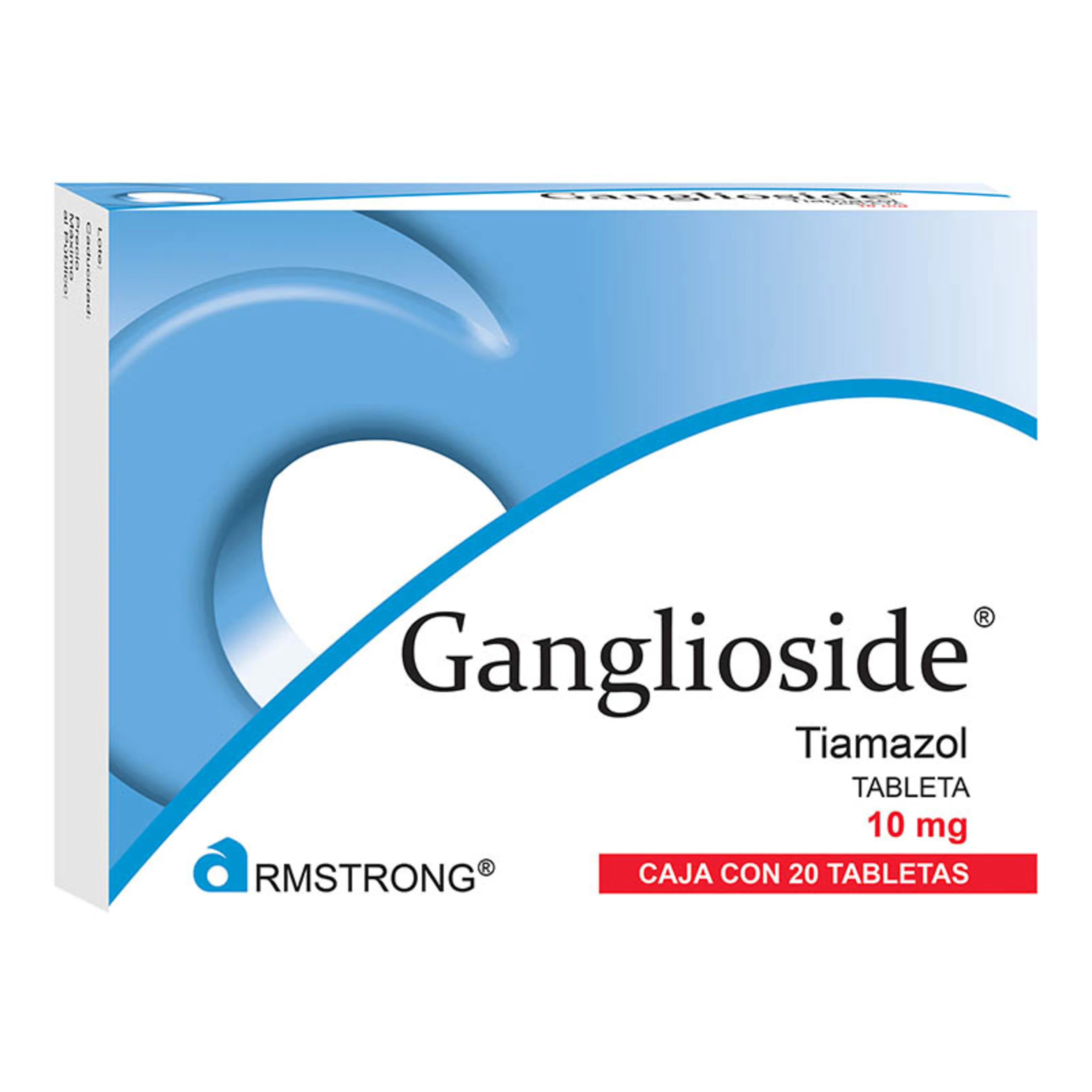 Ganglioside 10 Mg Con 20 Tabletas