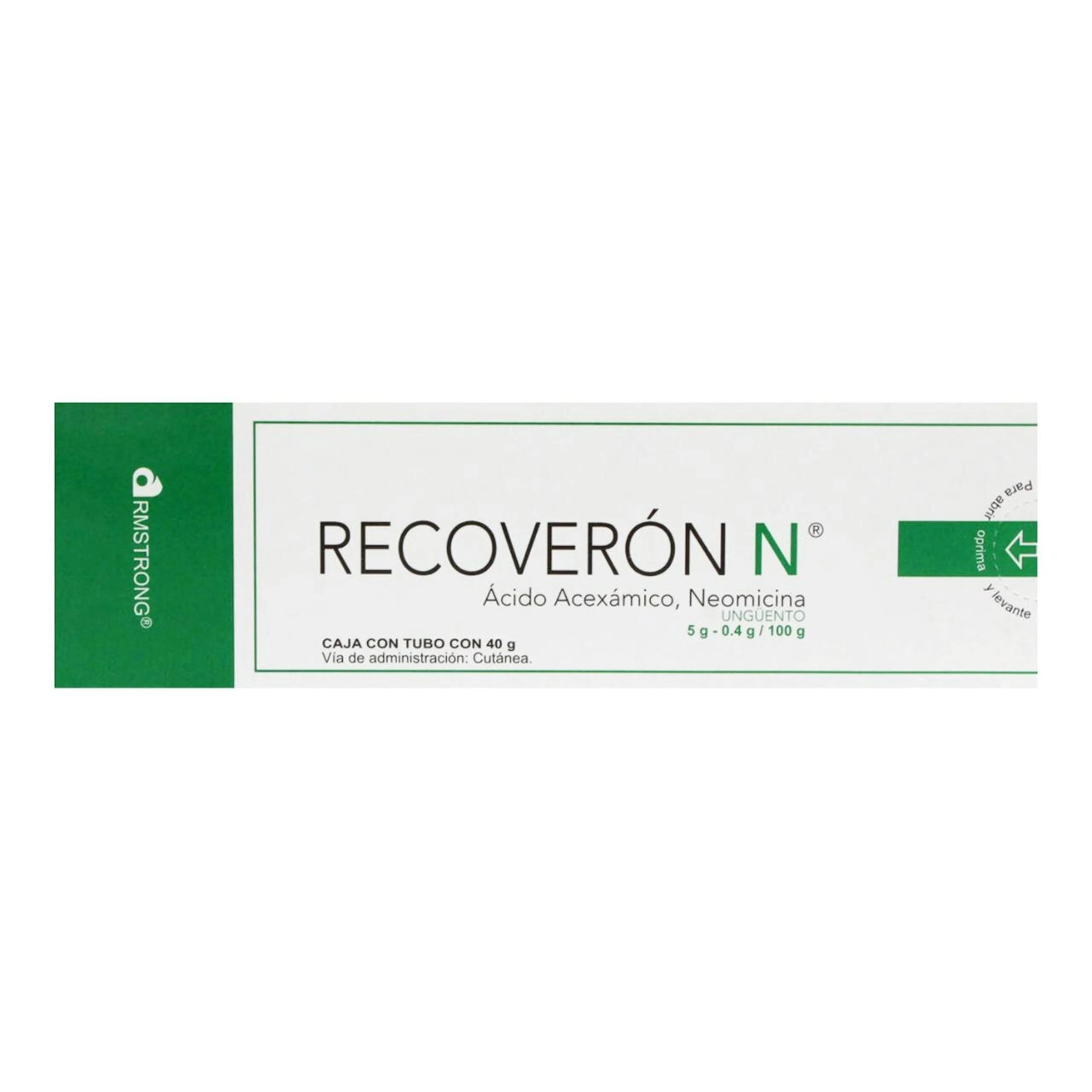 Recoveron-N Ácido 5/0.4 G Con 40 G De Ungüento