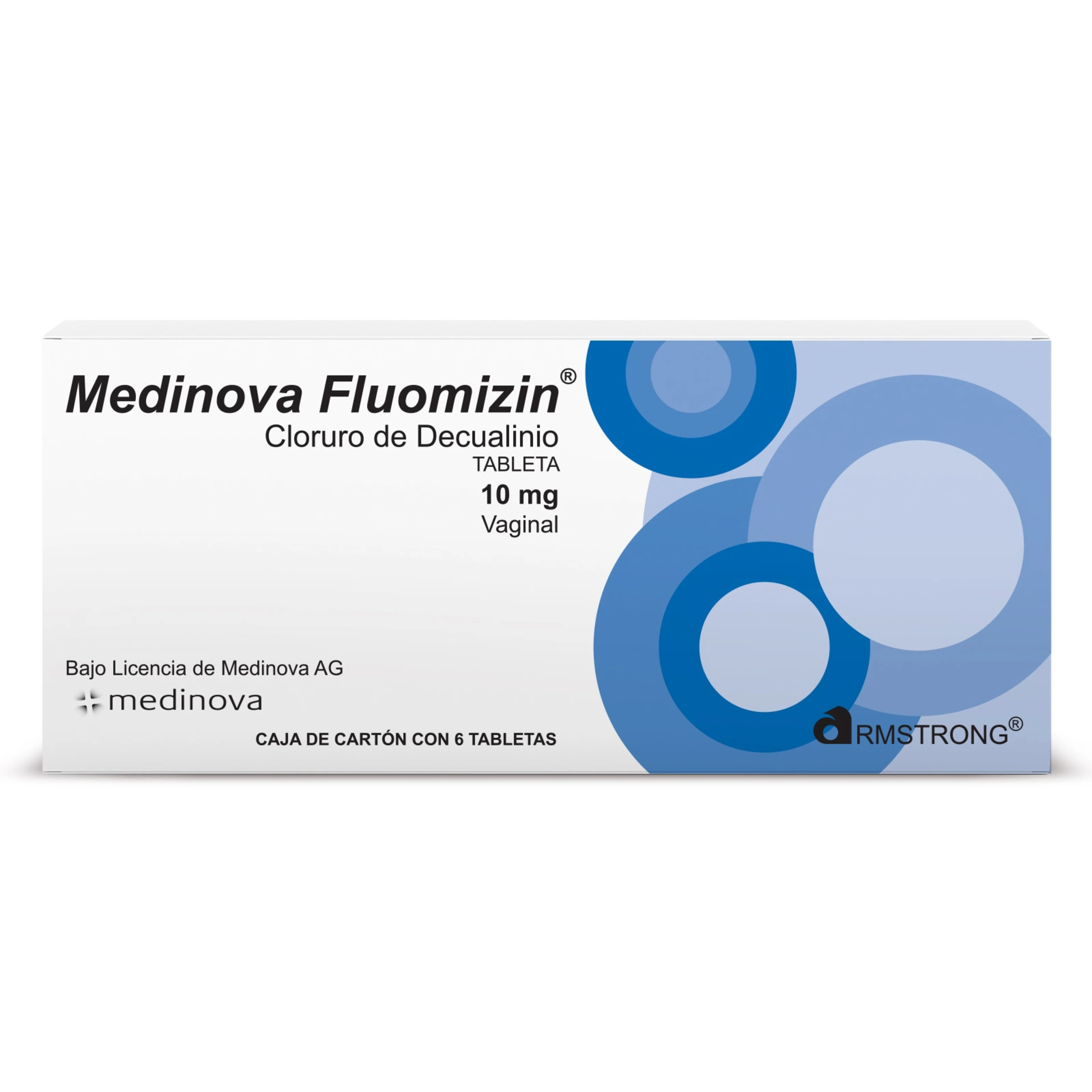 Medinova Fluomizin 10 Mg Con 6 Tabletas Vaginales