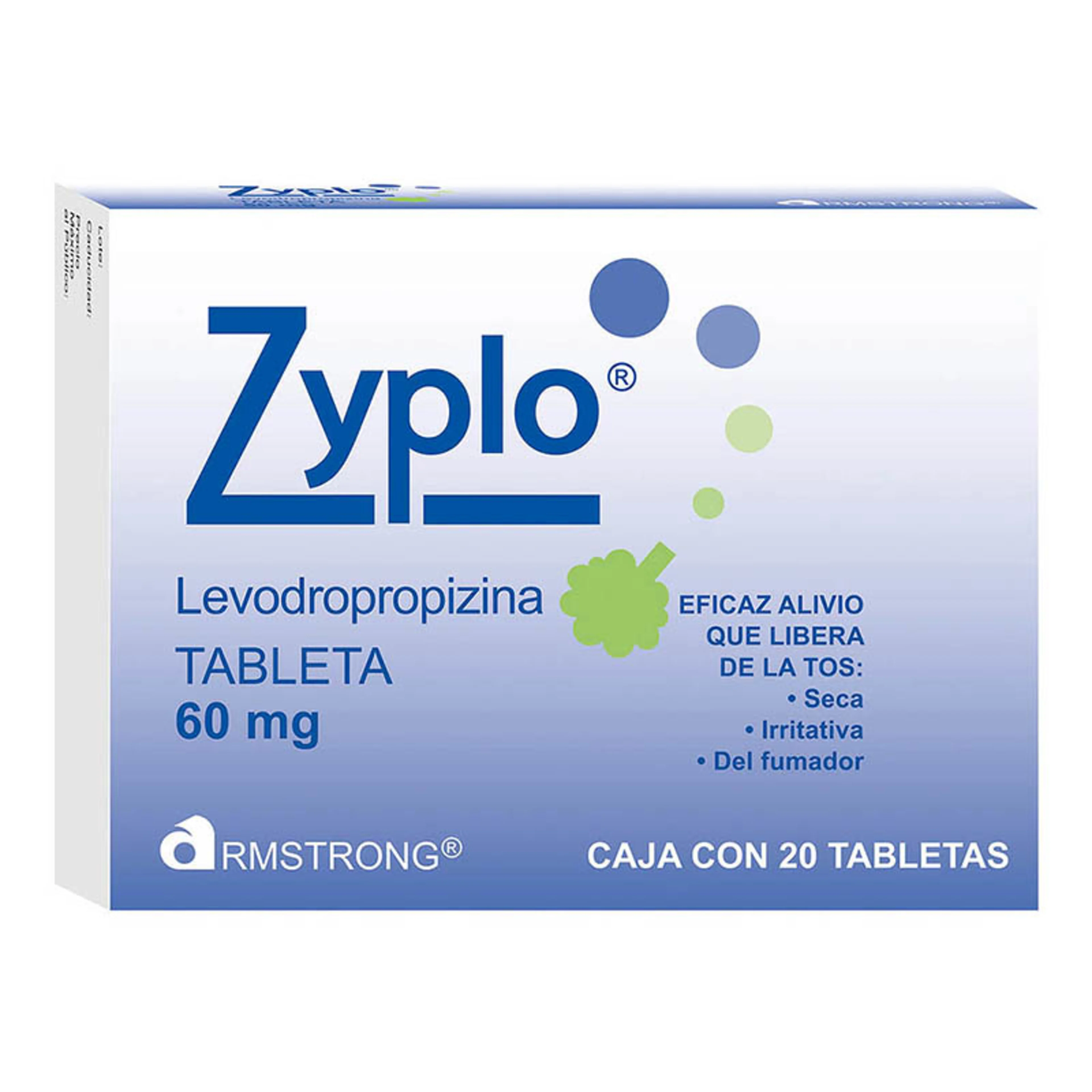 Zyplo 60 Mg Con 20 Tabletas