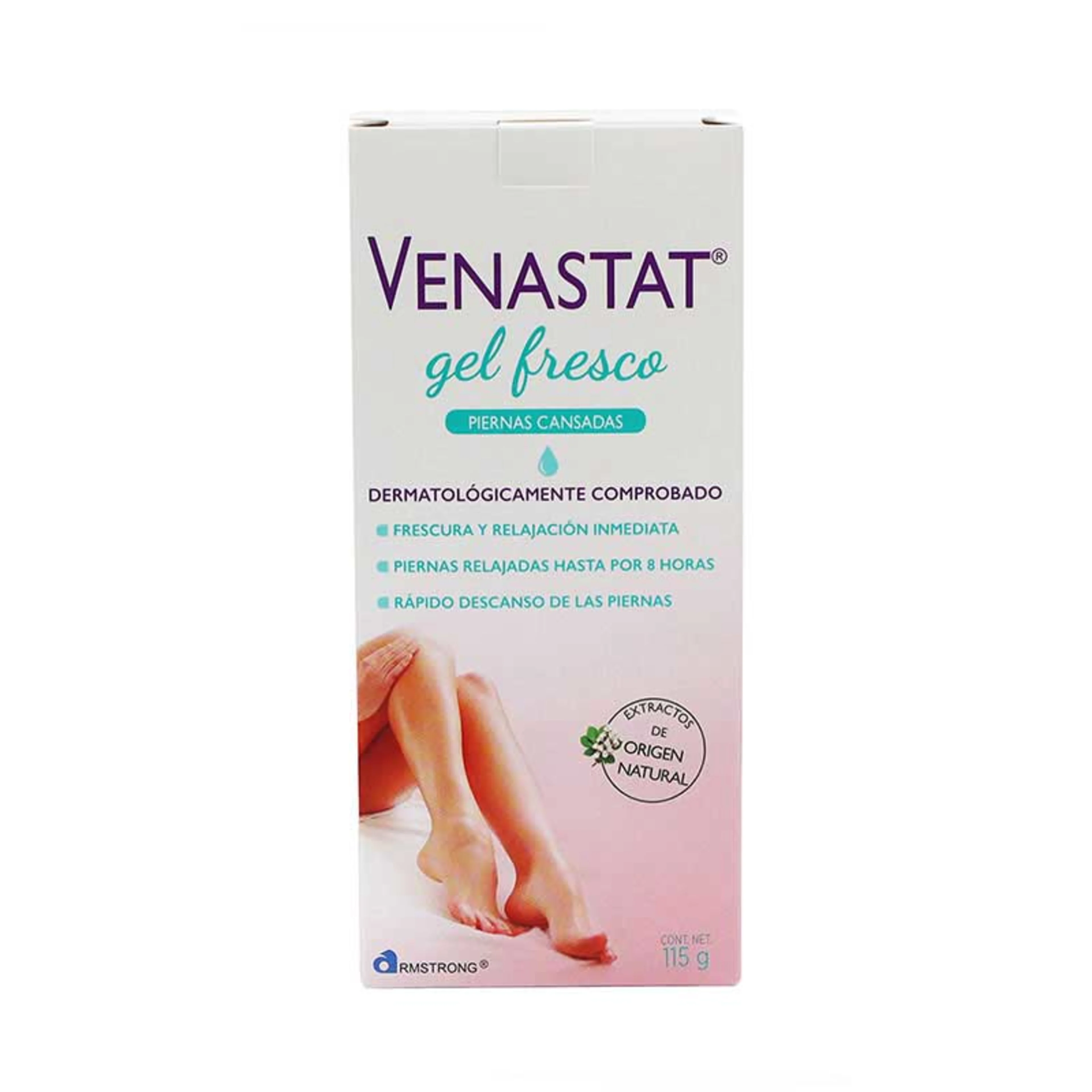 Venastat Gel Fresco Para Piernas Cansadas 115 Gr
