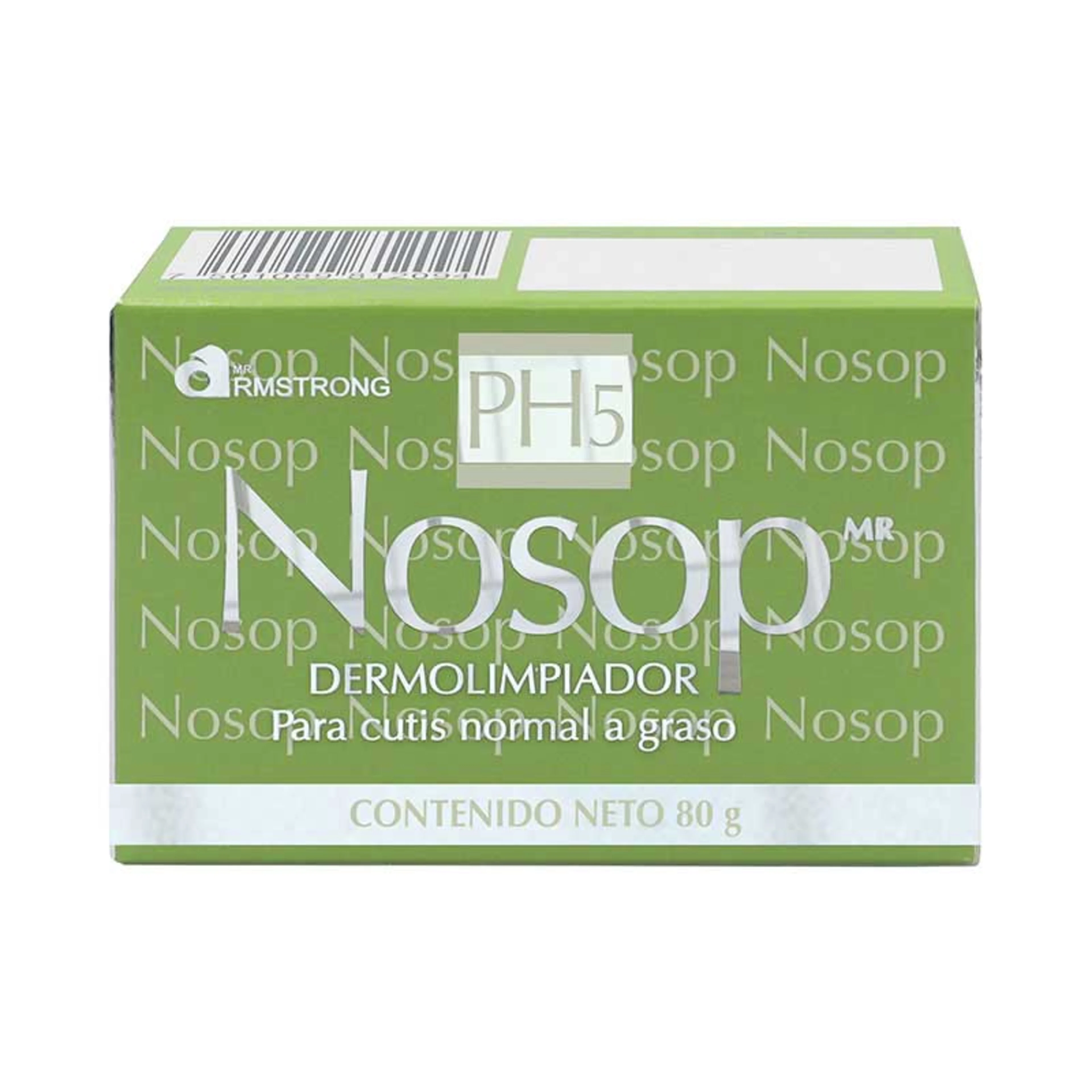 Nosop Dermolimpiador Facial Piel Normal A Gasa Barra 80 G