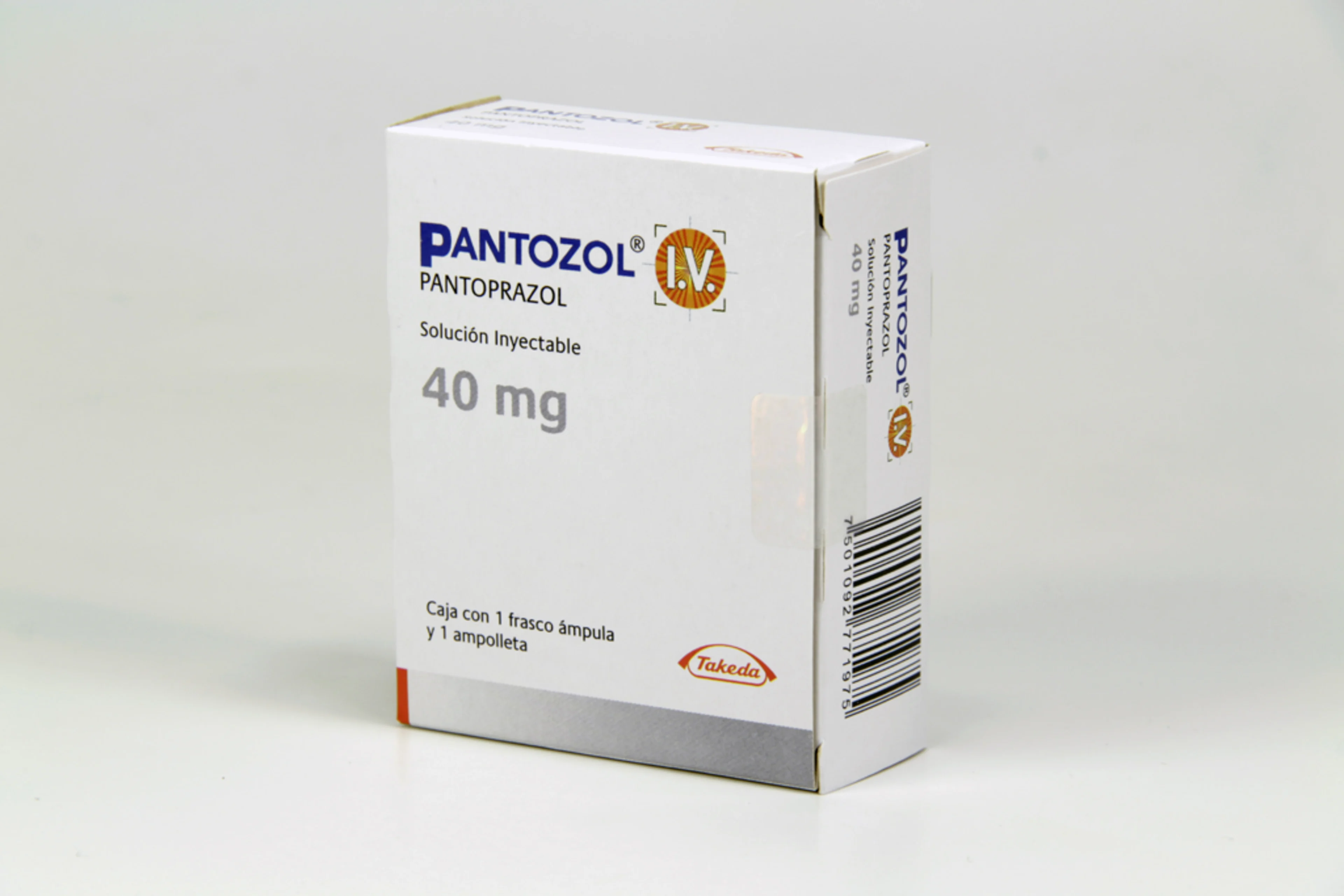 Pantozol Iv 40 Mg Con Frasco Ámpula