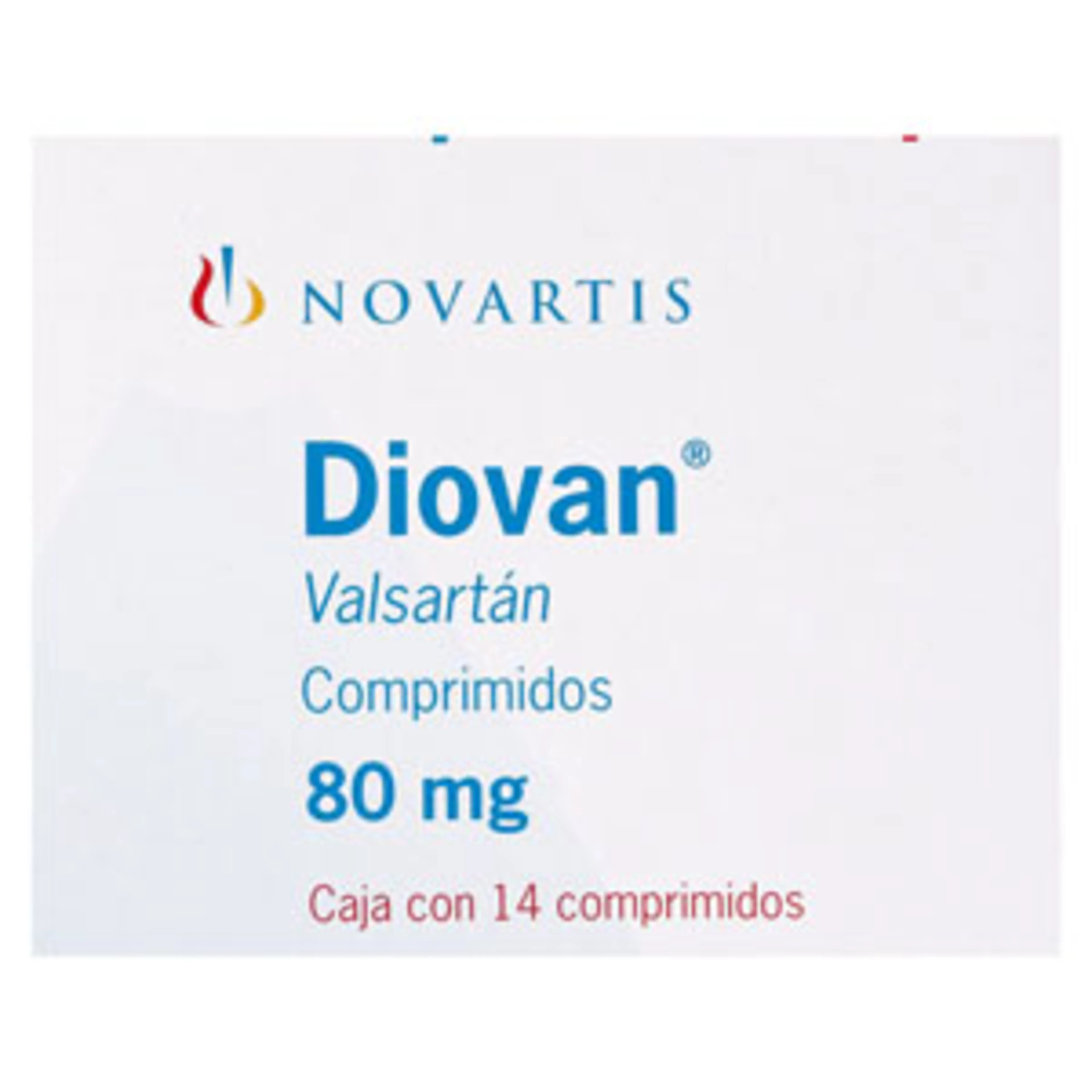 Diovan 80 Mg Con 14 Comprimidos