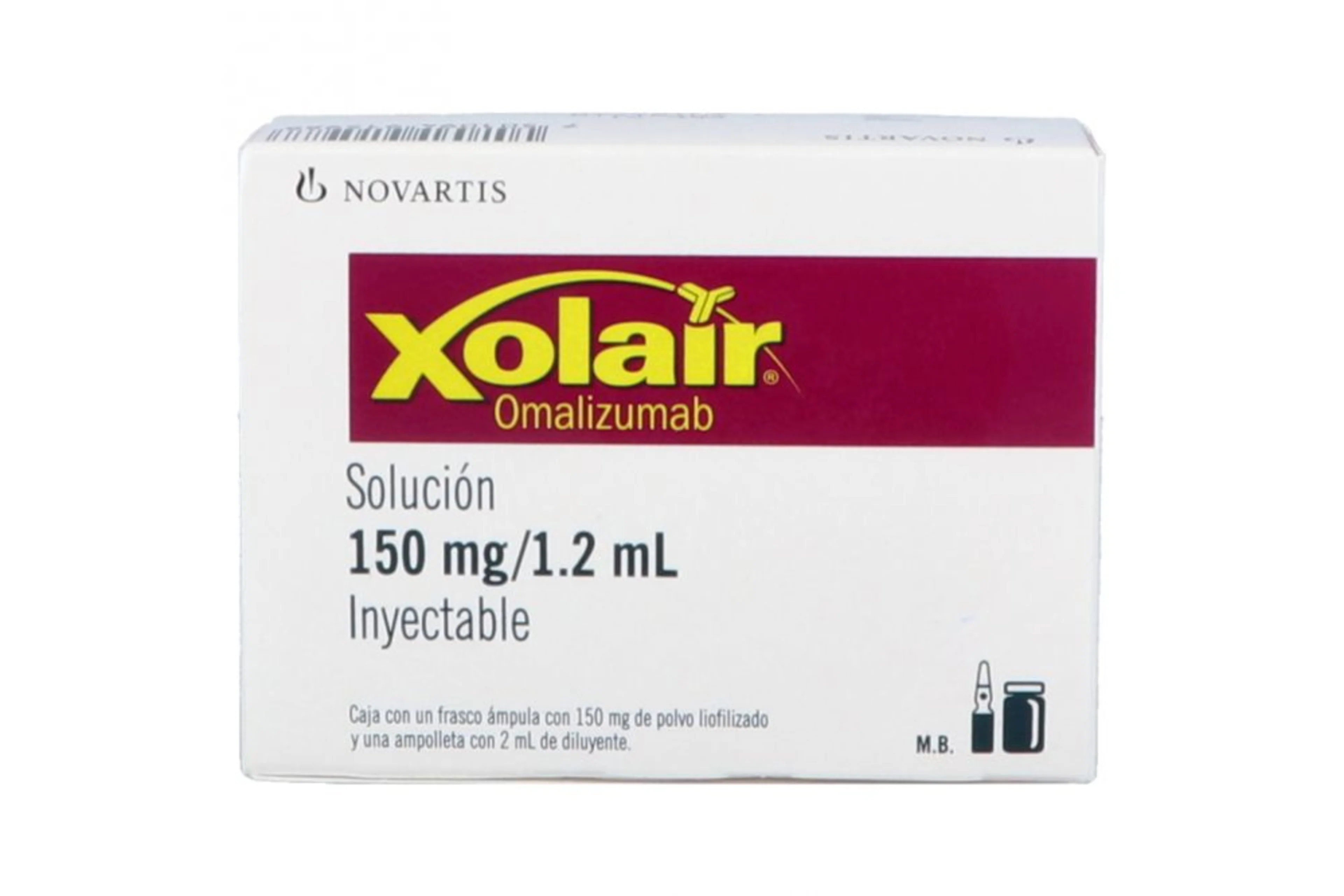 Xolair 150 Mg Con 1 Solución Inyectable