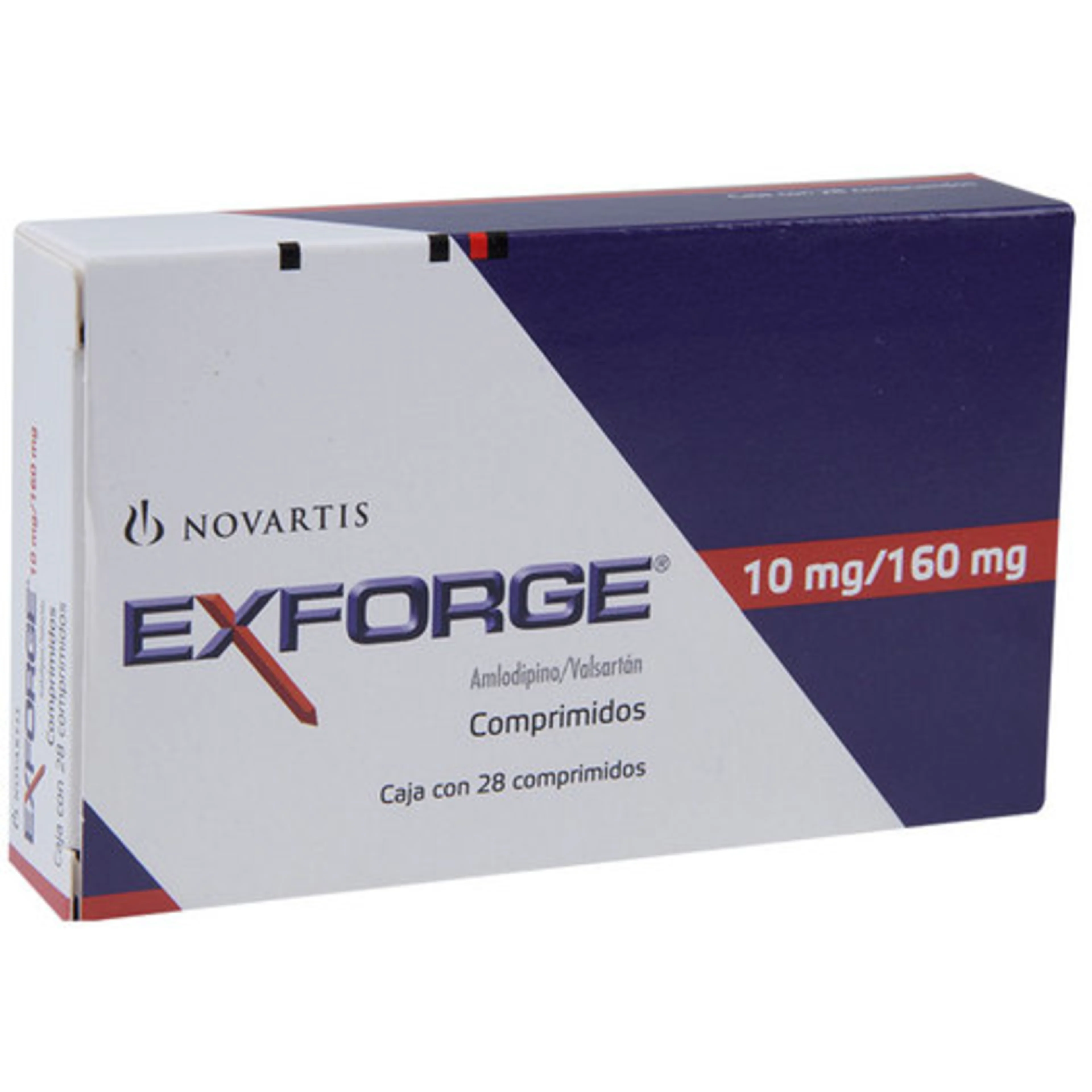 Exforge 10/160 Mg Con 28 Comprimidos