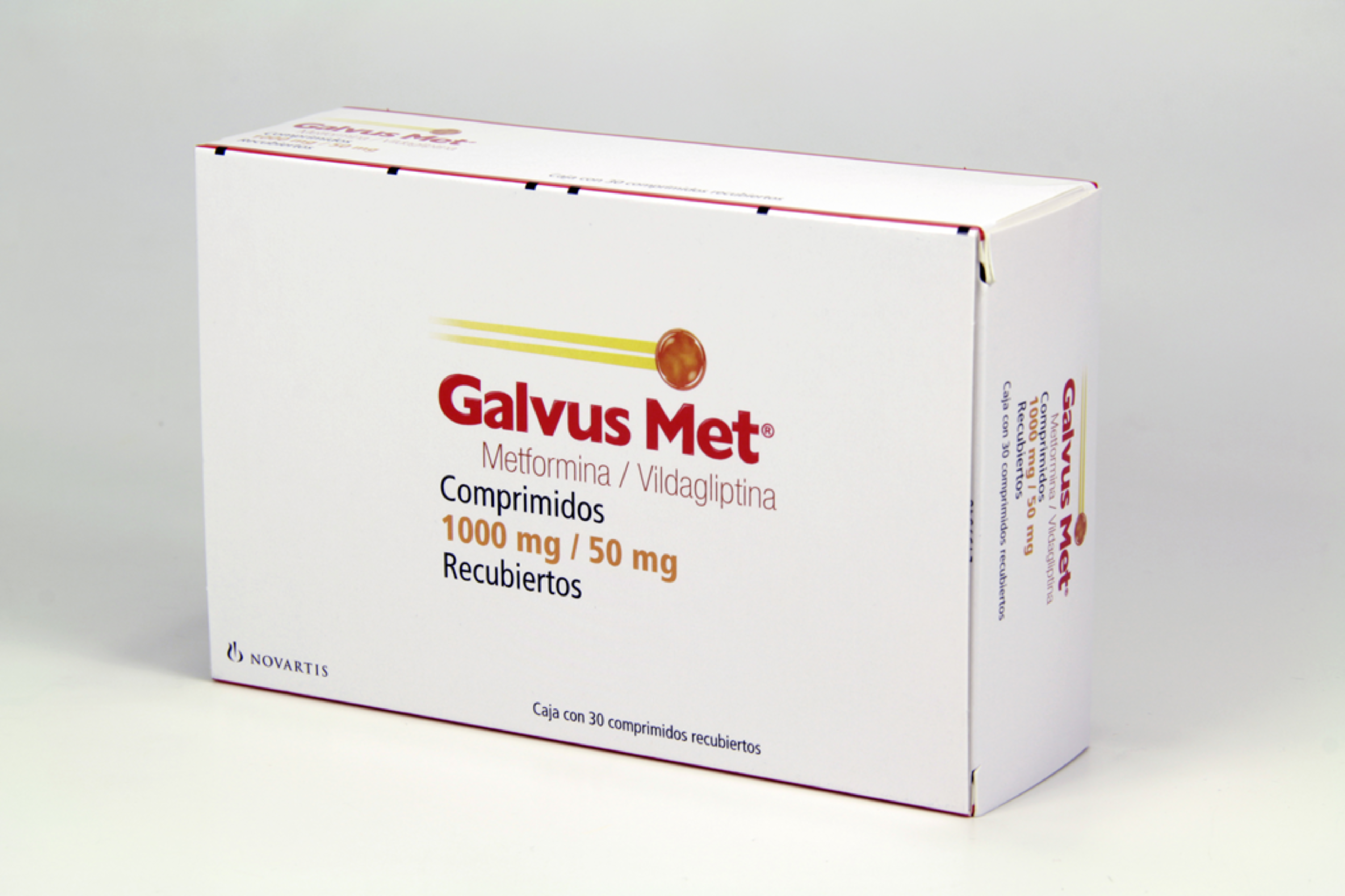 Galvus Met 1000/50 Mg Con 30 Comprimidos