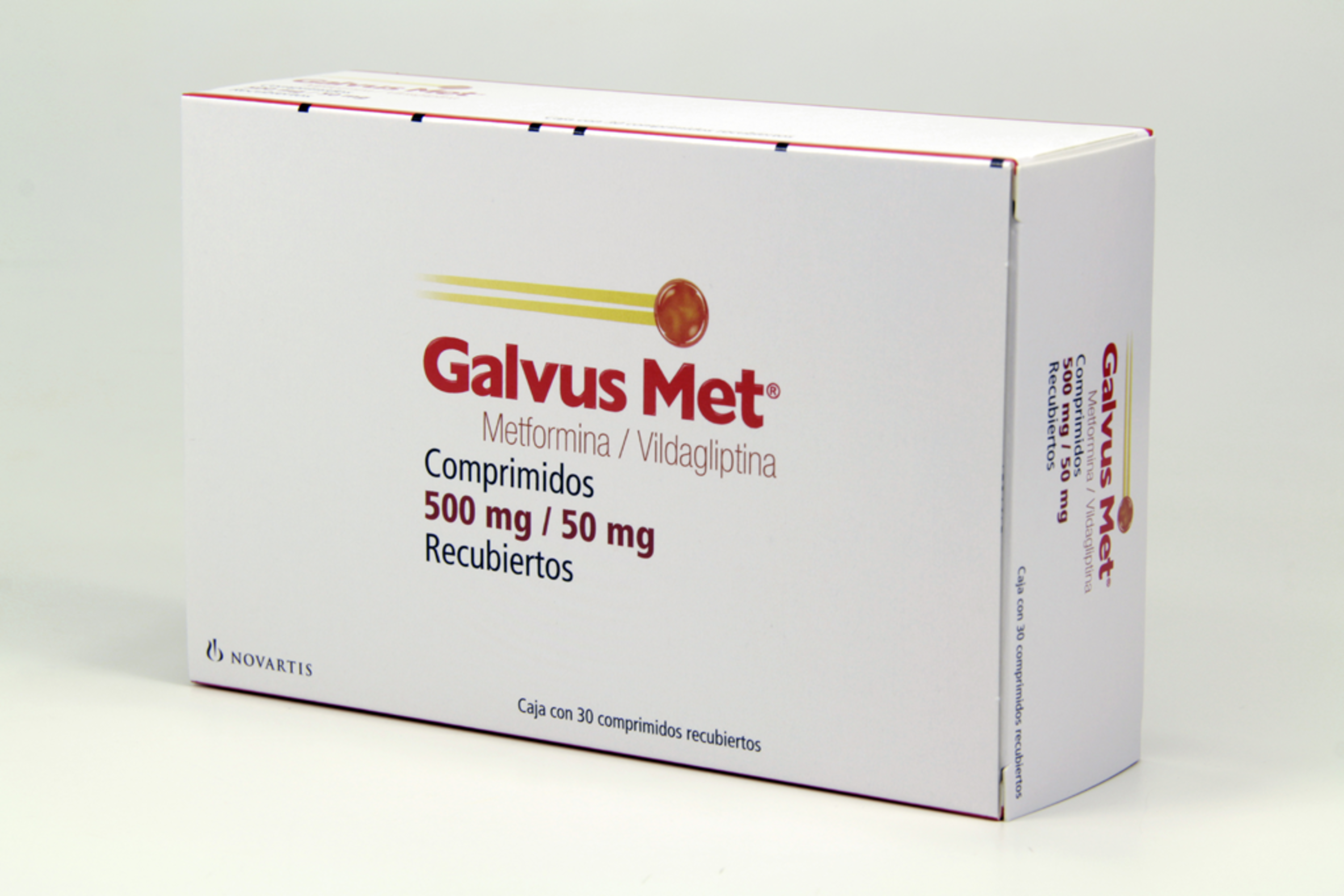 Galvus Met 500/50 Mg Con 30 Comprimidos