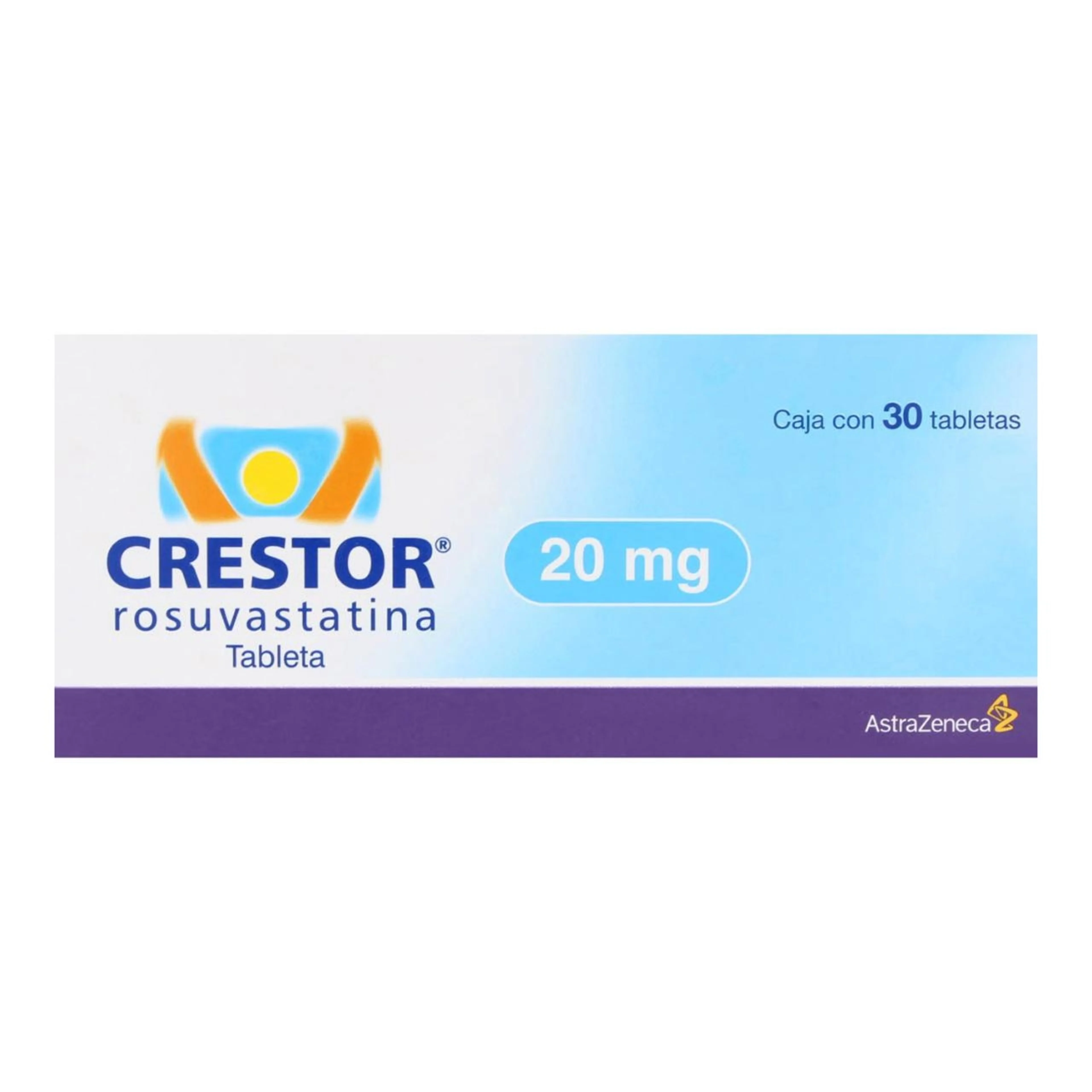 Crestor 20 Mg Con 30 Tabletas
