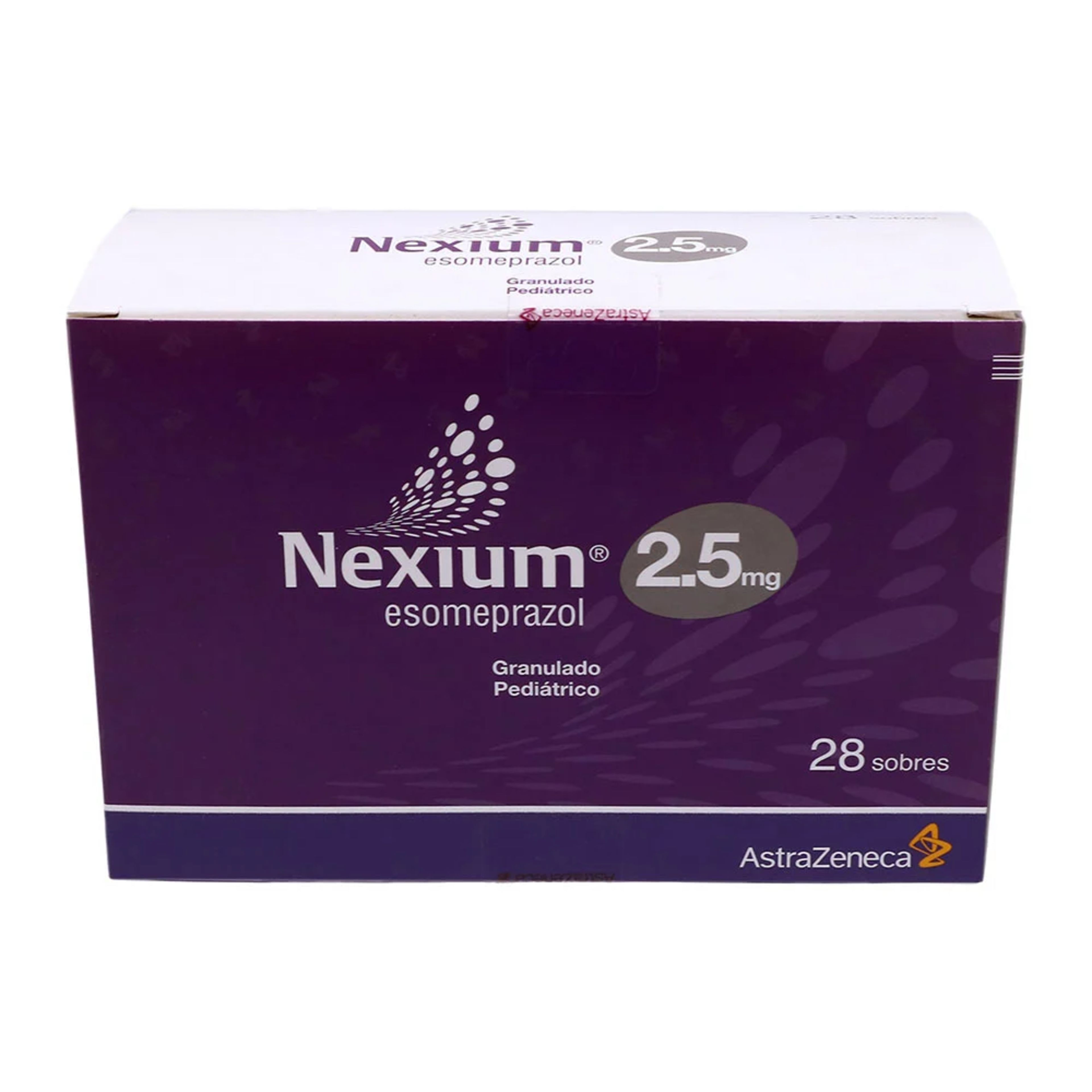 Nexium 2.5 Mg Pediátrico Granulado Con 28 Sobres
