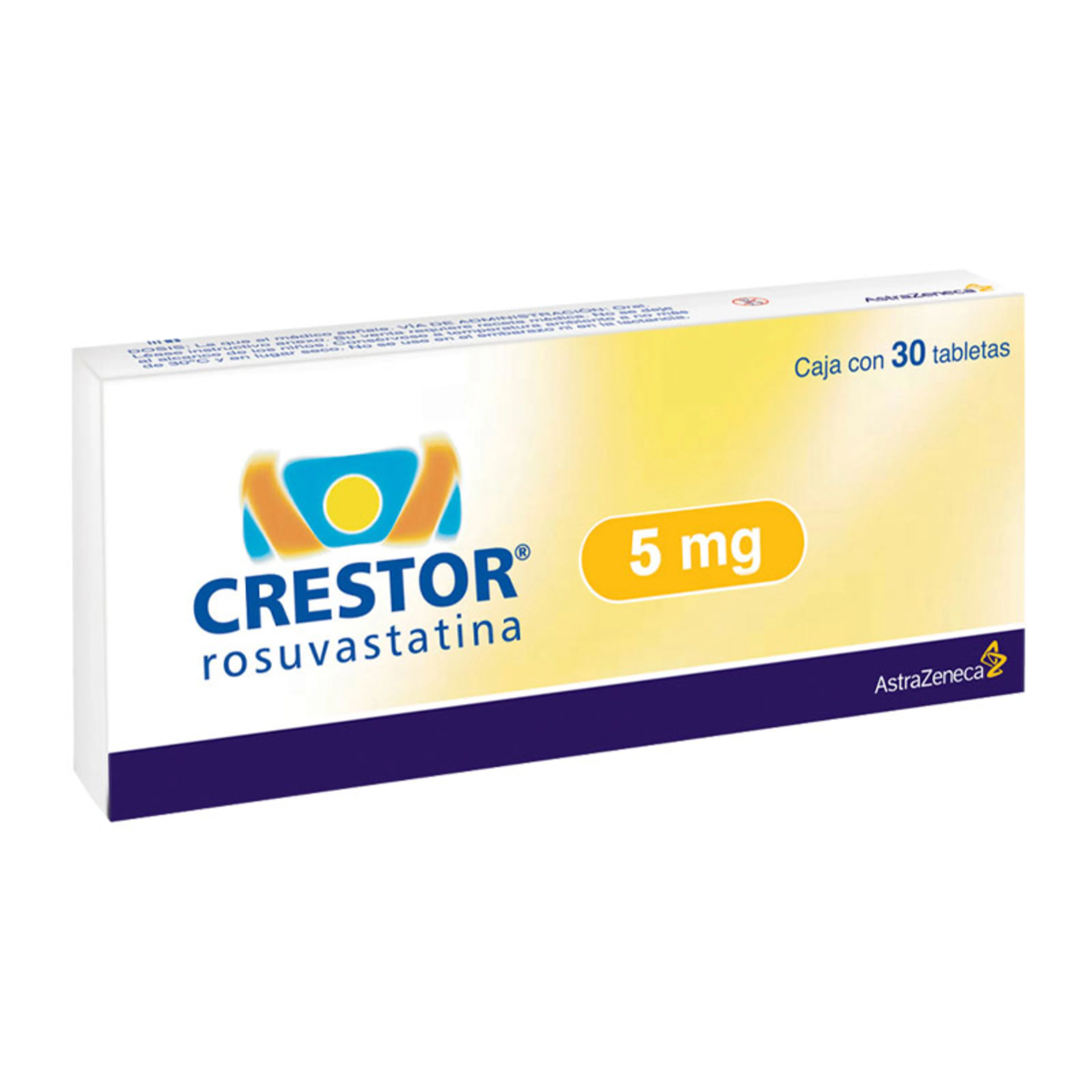 Crestor 5 Mg Con 30 Tabletas