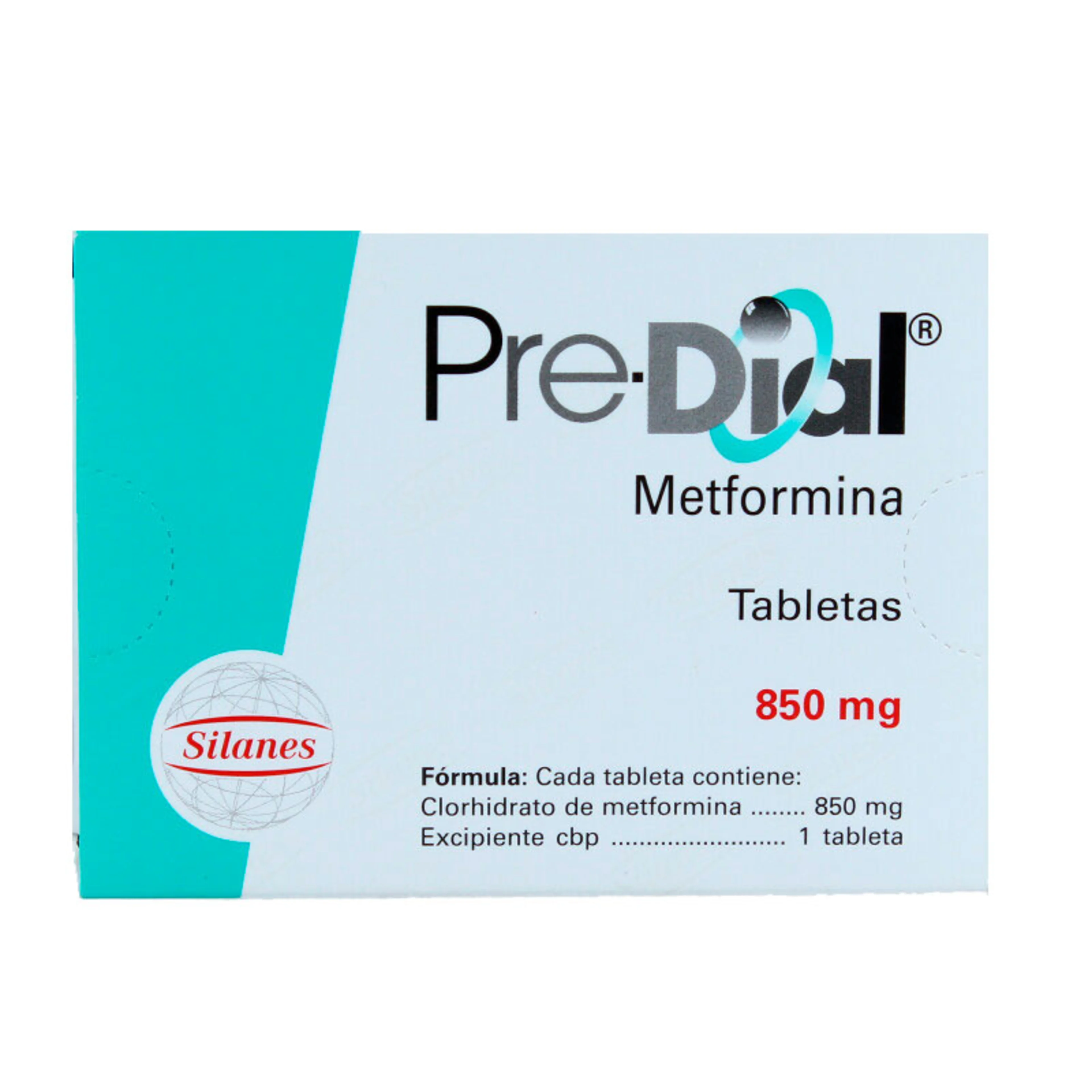 Predial 850 Mg Con 60 Tabletas