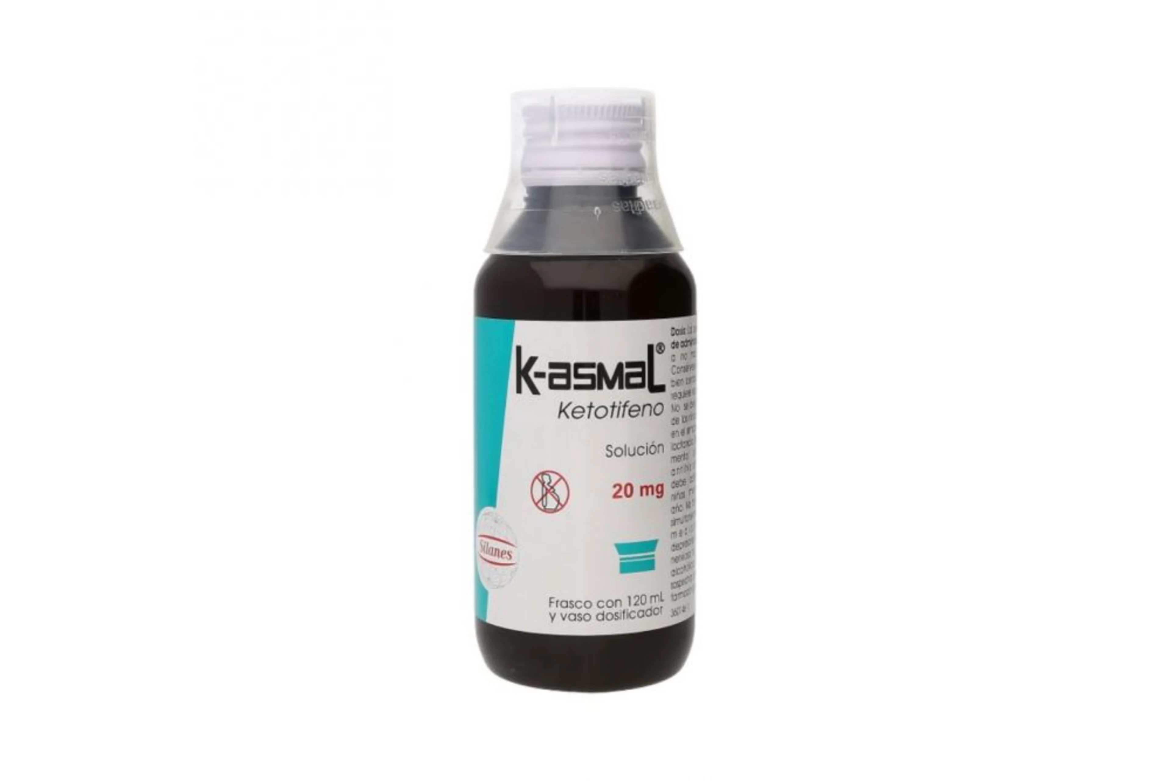K-Asmal 20 Mg Solución Oral Con 120 Ml
