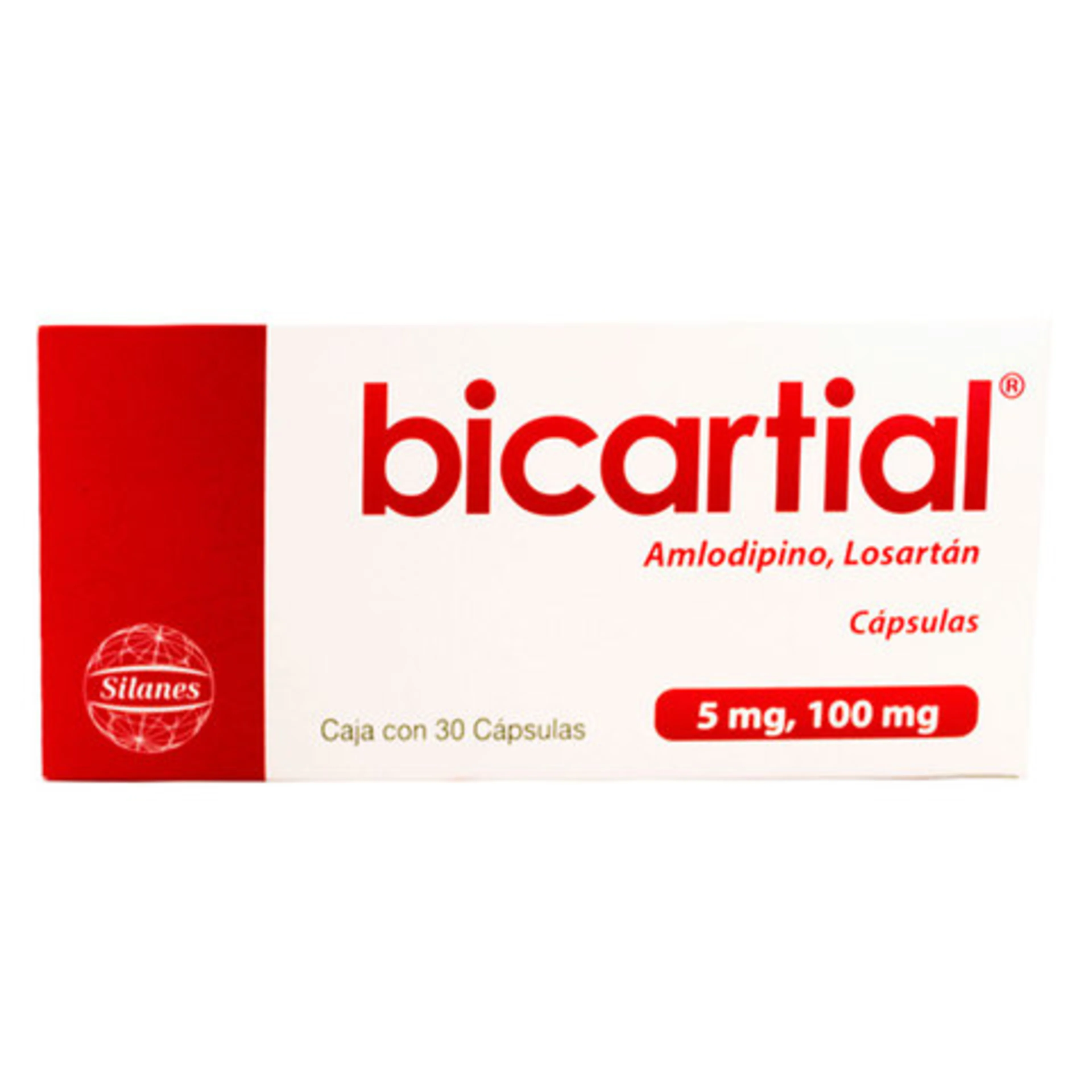 Bicartial 5/100 Mg Con 30 Cápsulas