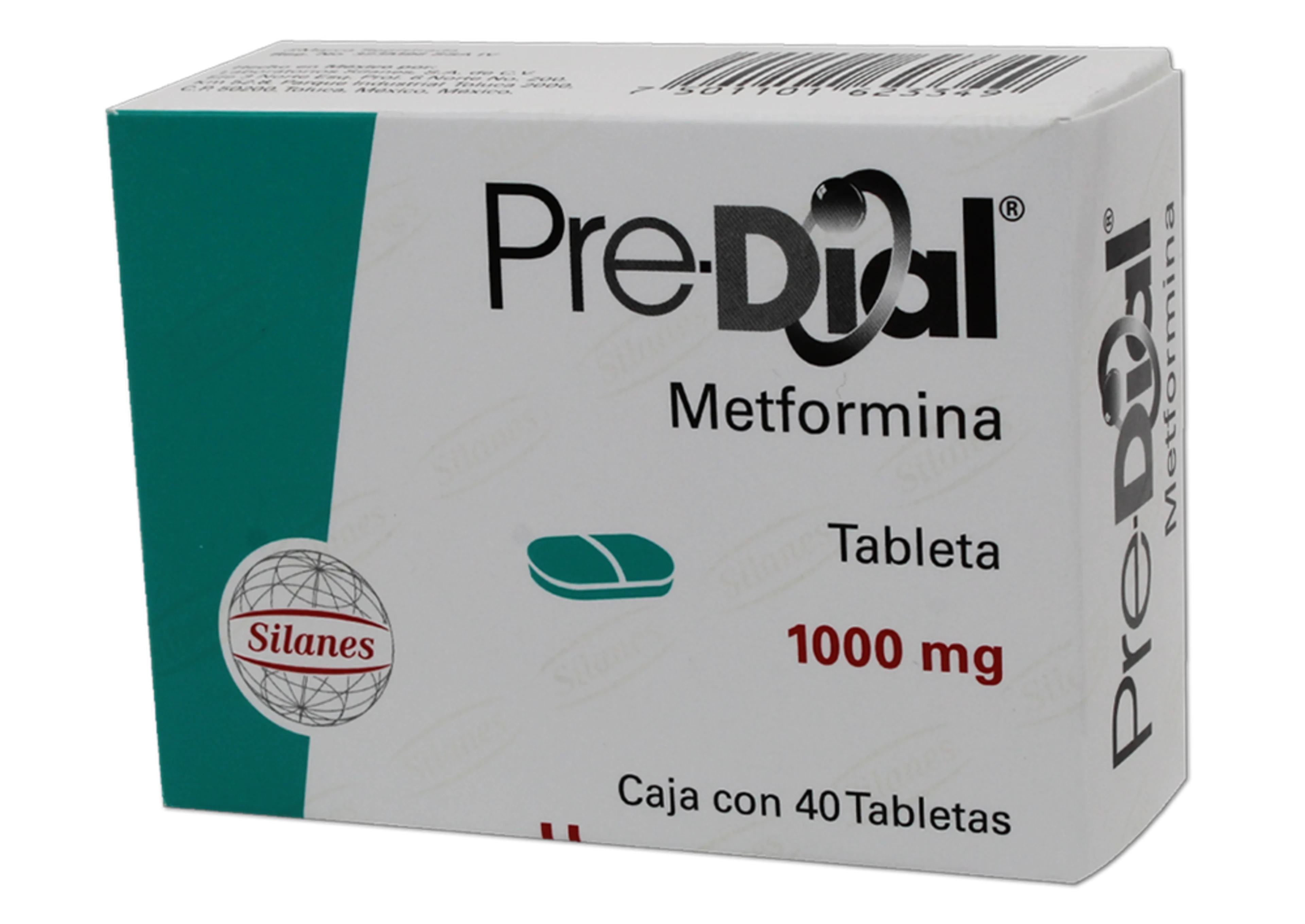 Predial 1000 Mg Con 40 Tabletas