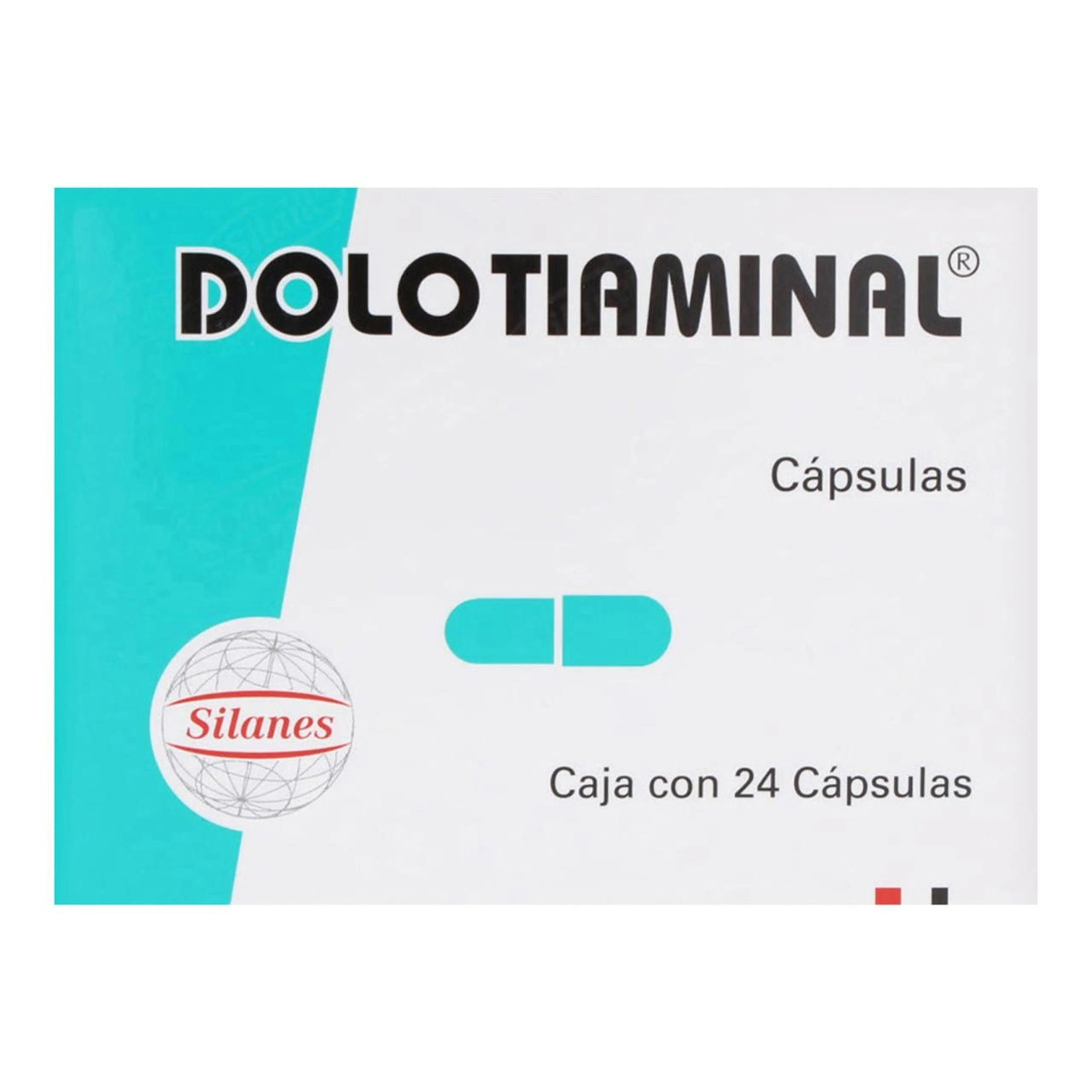 Dolo-Tiaminal 0.5/100/50/250 Mg Con 24 Cápsulas