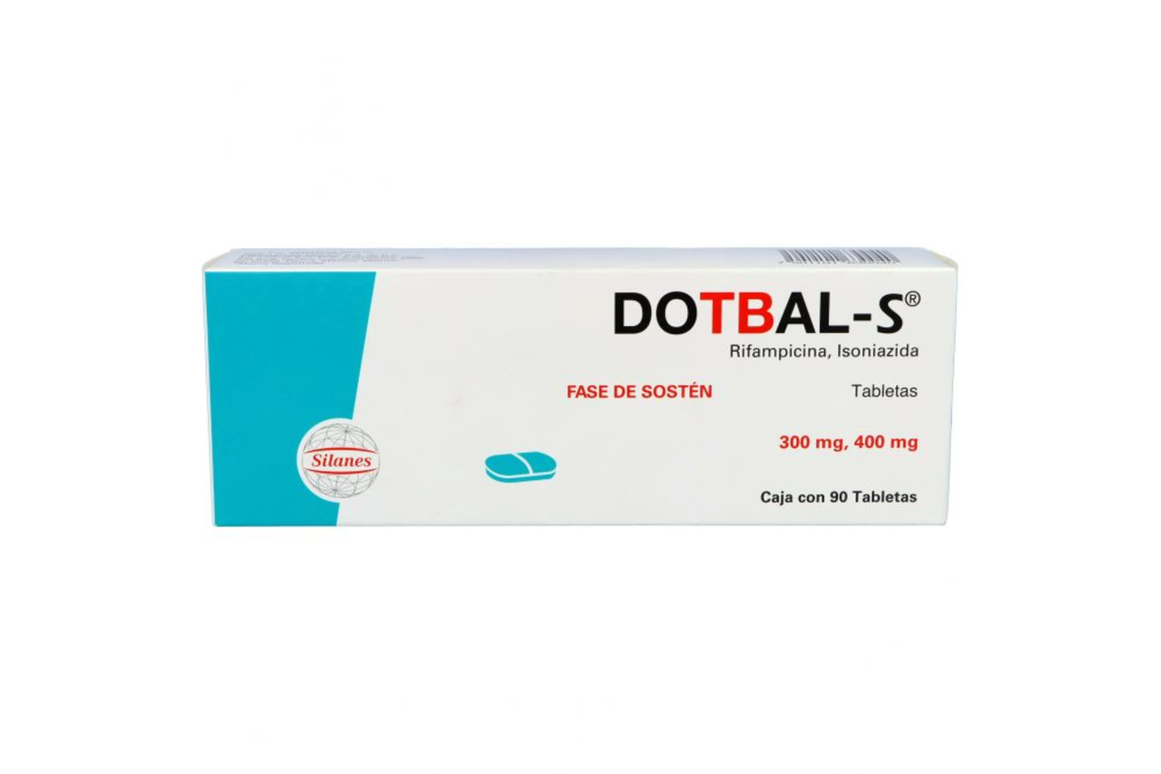 Dotbal-S Isoniazida Rifampicina 300 / 400 Mg Con 90 Tabletas