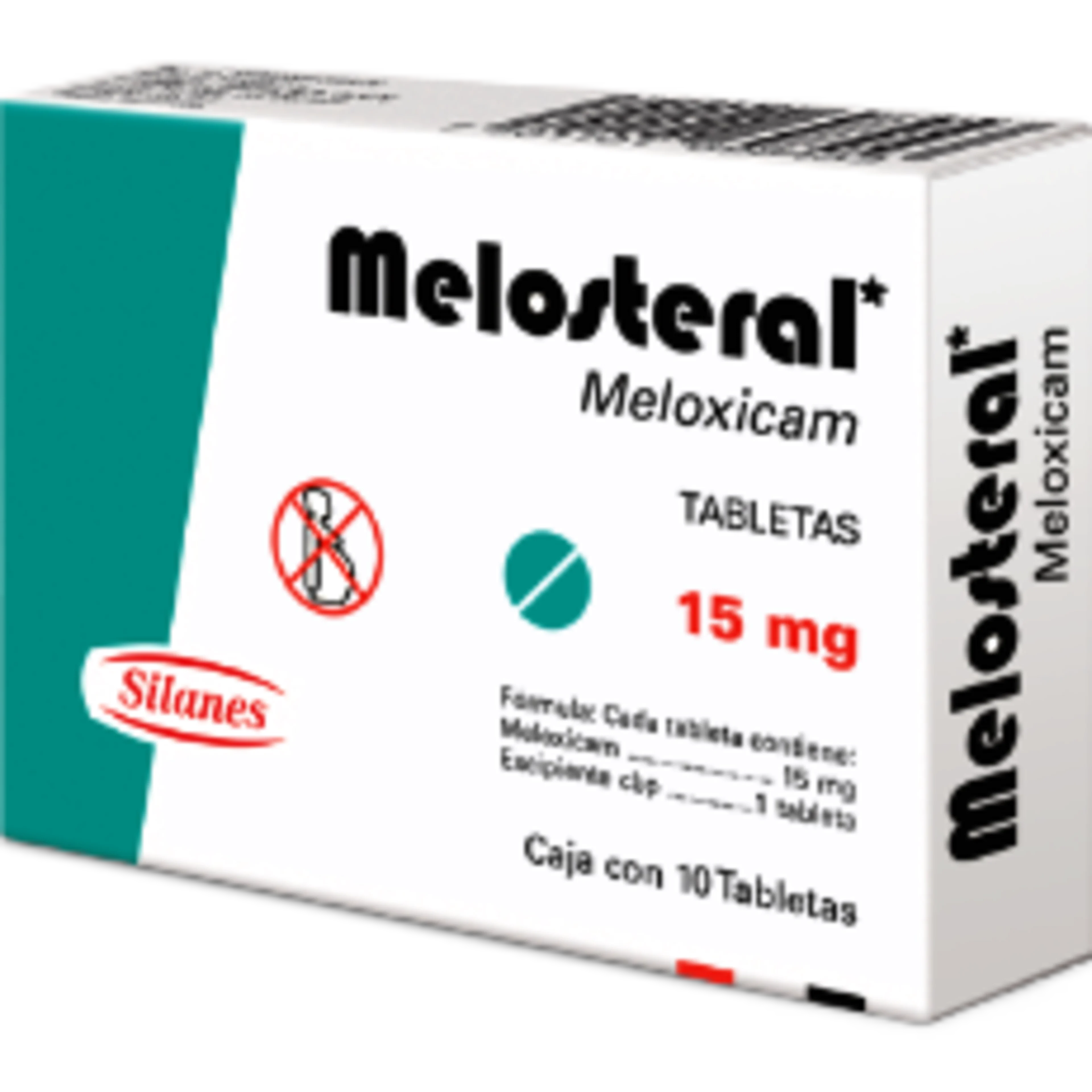 Melosteral 15 Mg Con 10 Tabletas