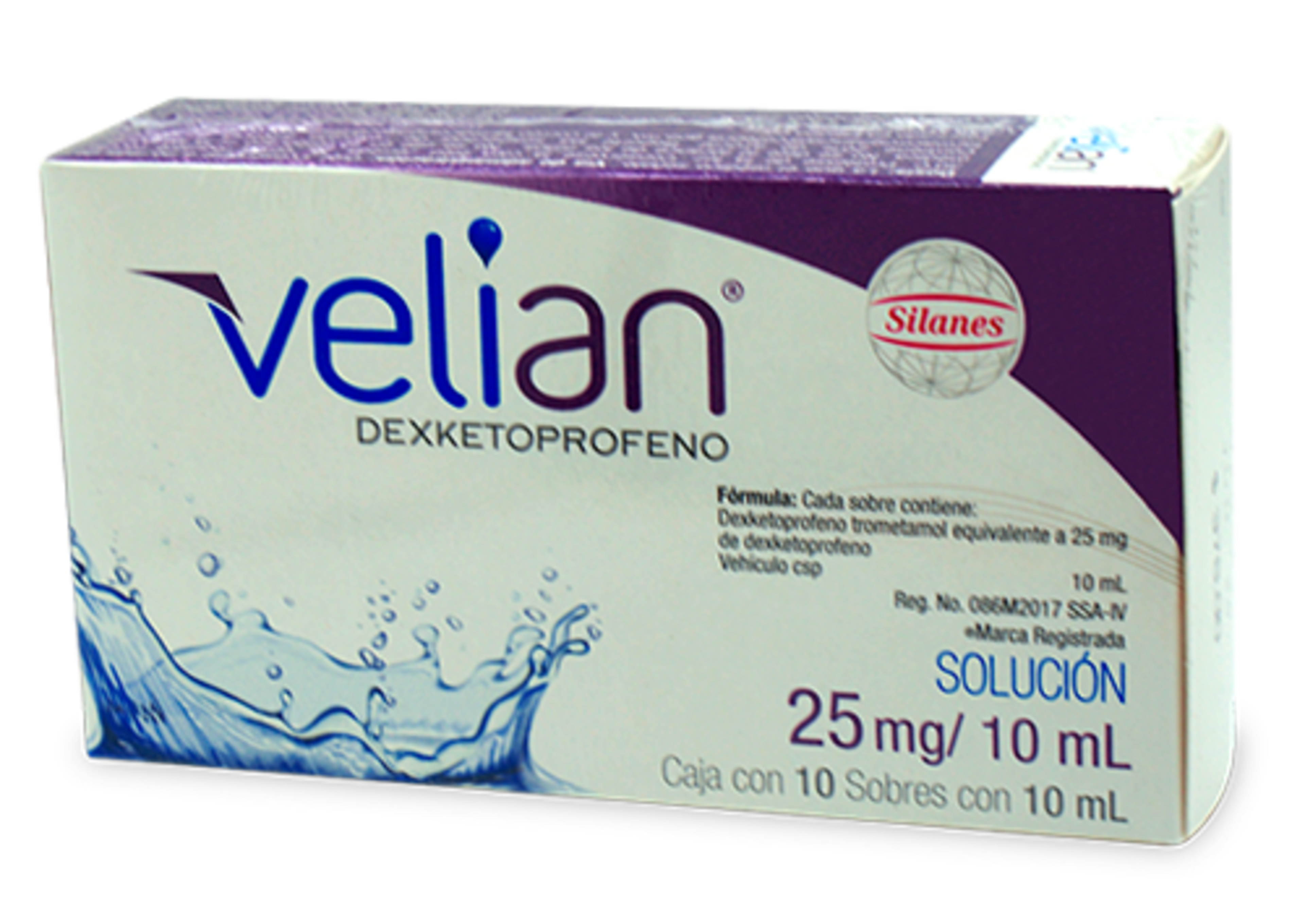 Velian 25 Mg Solución Con 10 Sobres