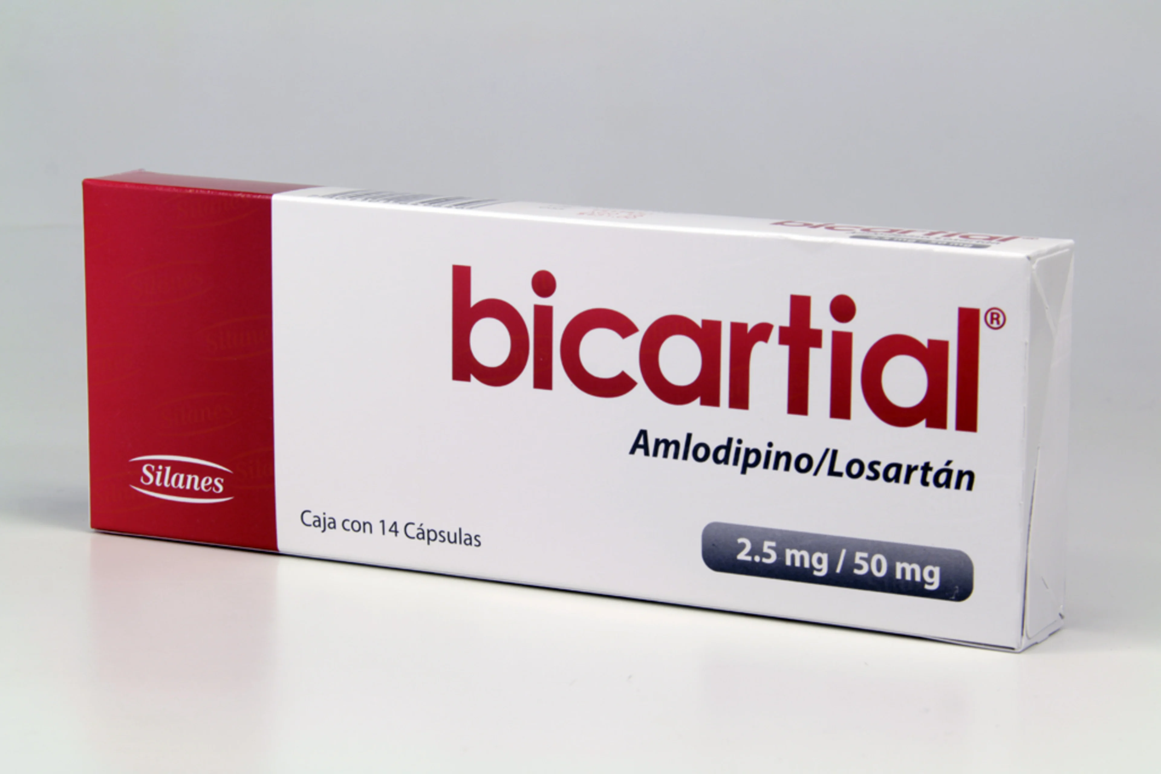 Bicartial 2.5/50 Mg Con 14 Cápsulas