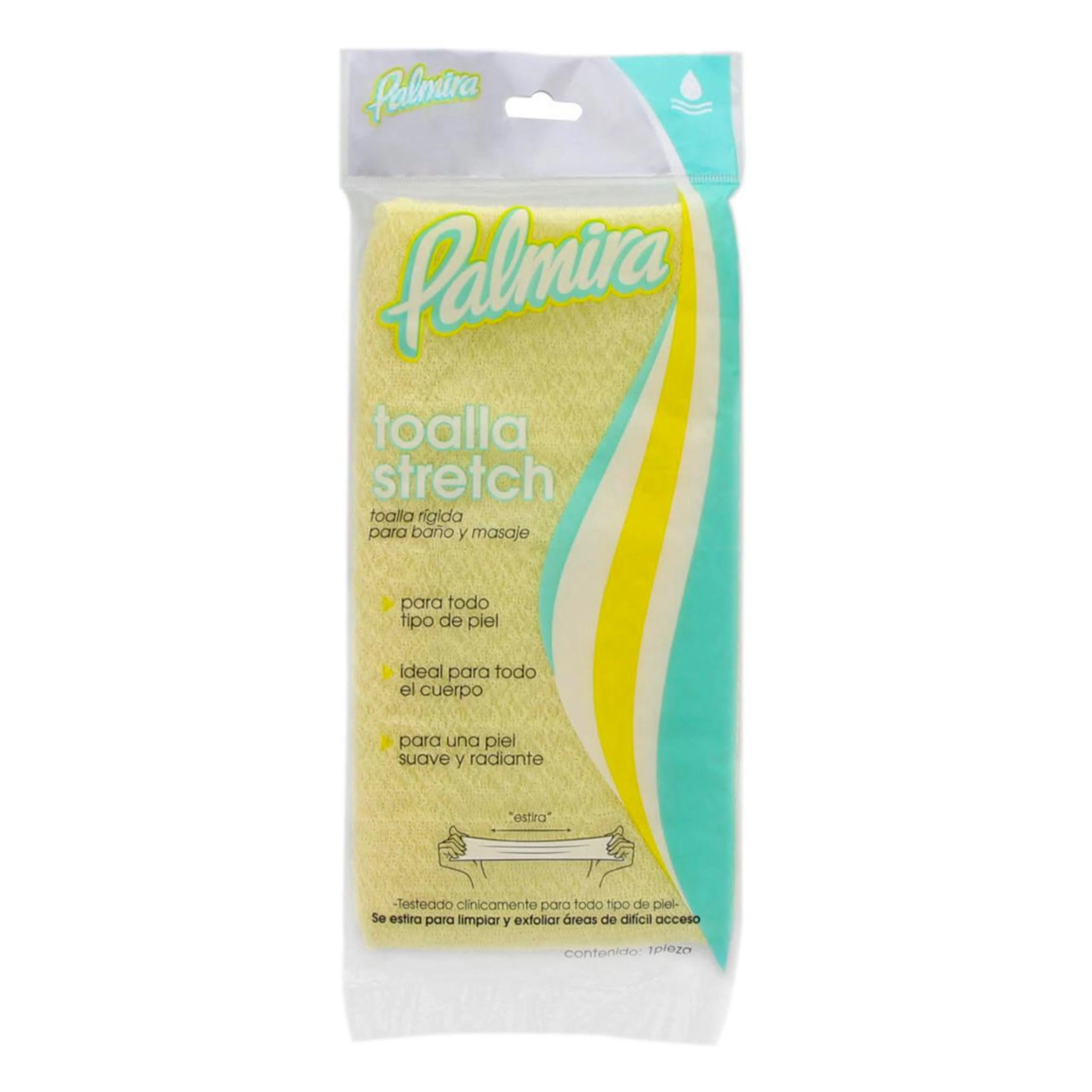 Toalla rígida palmira para baño y masaje 1 pz.