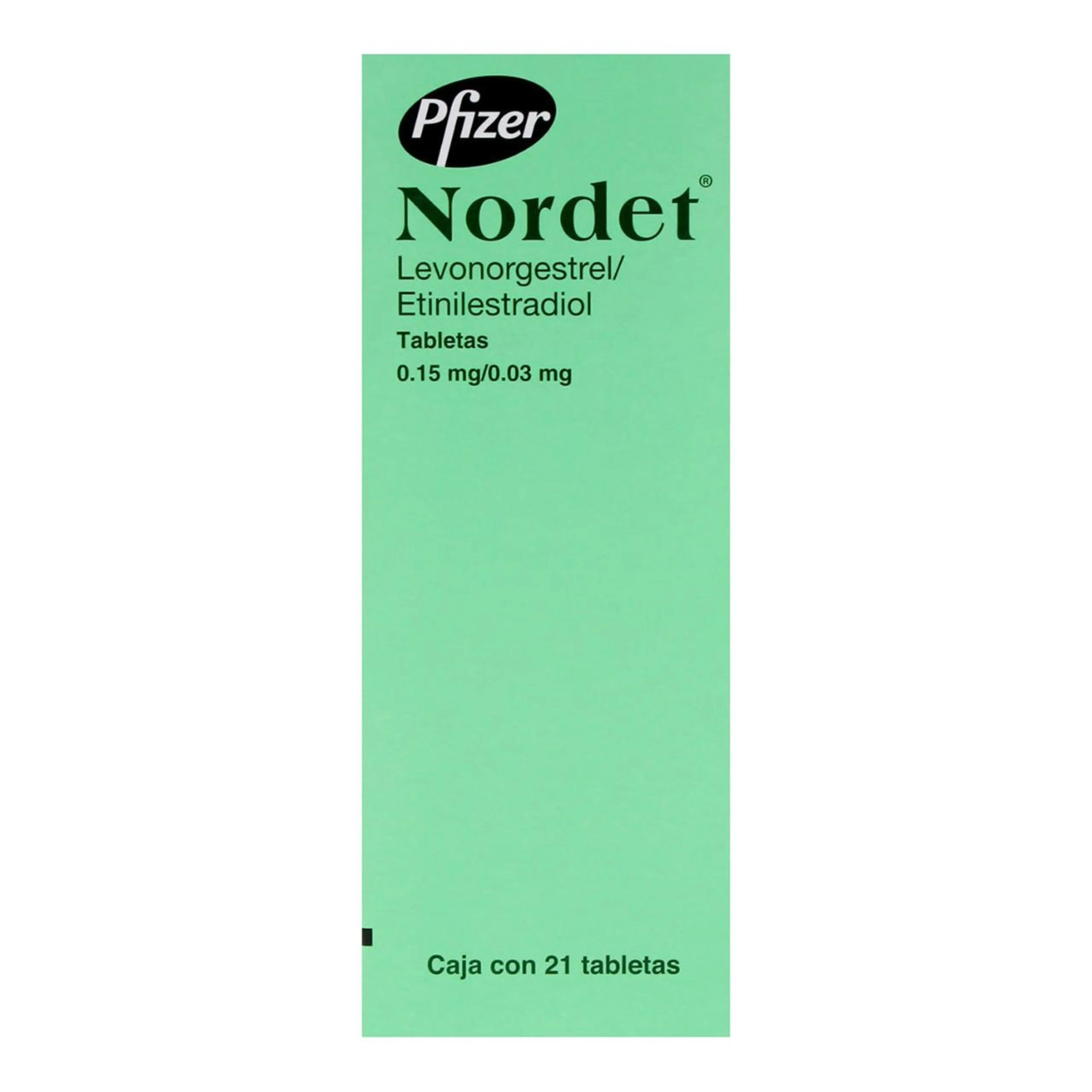 Nordet 0.15/0.03 Mg Con 21 Tabletas
