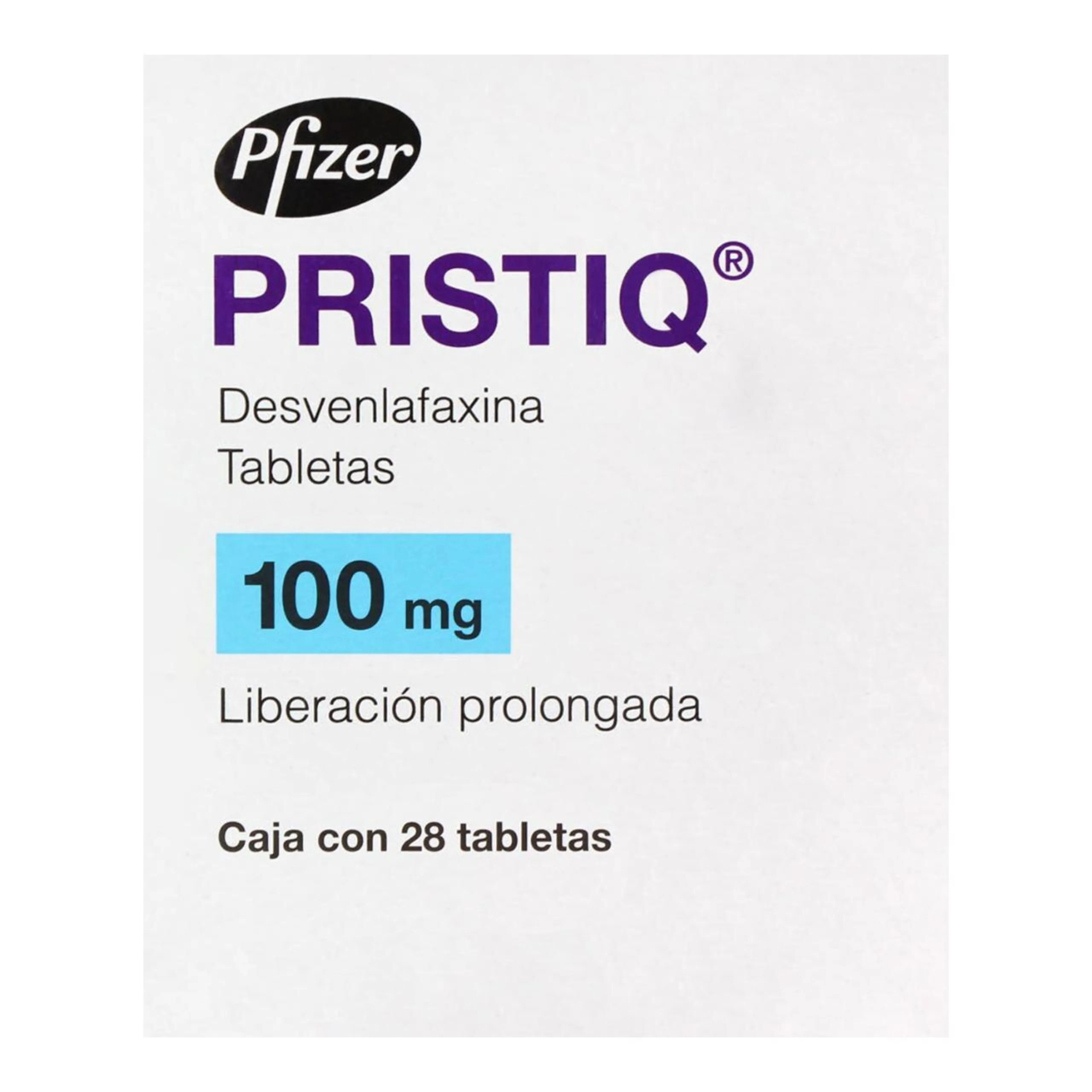 Pristiq 100 Mg Con 28 Tabletas