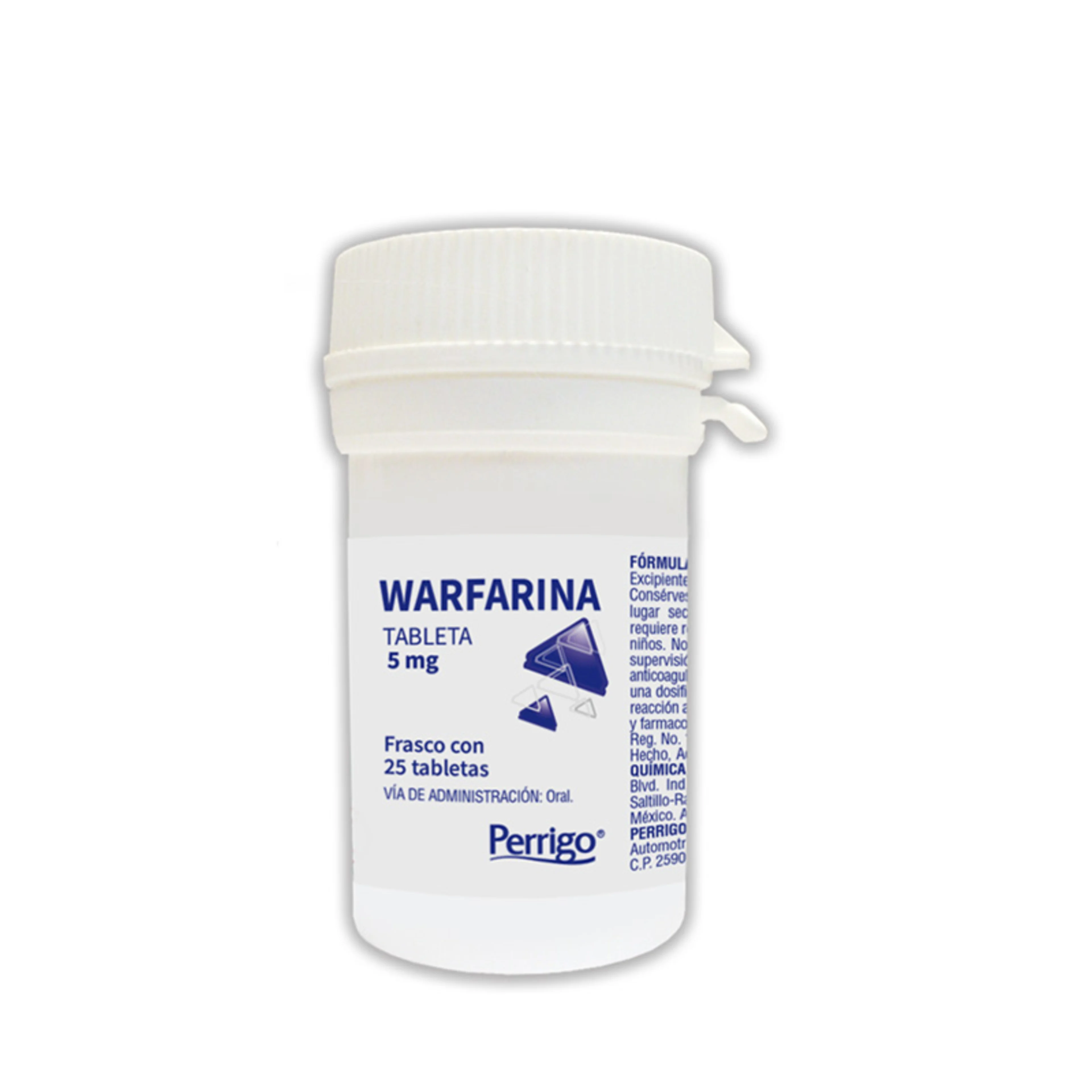 Warfarina 5 Mg Con 25 Tabletas