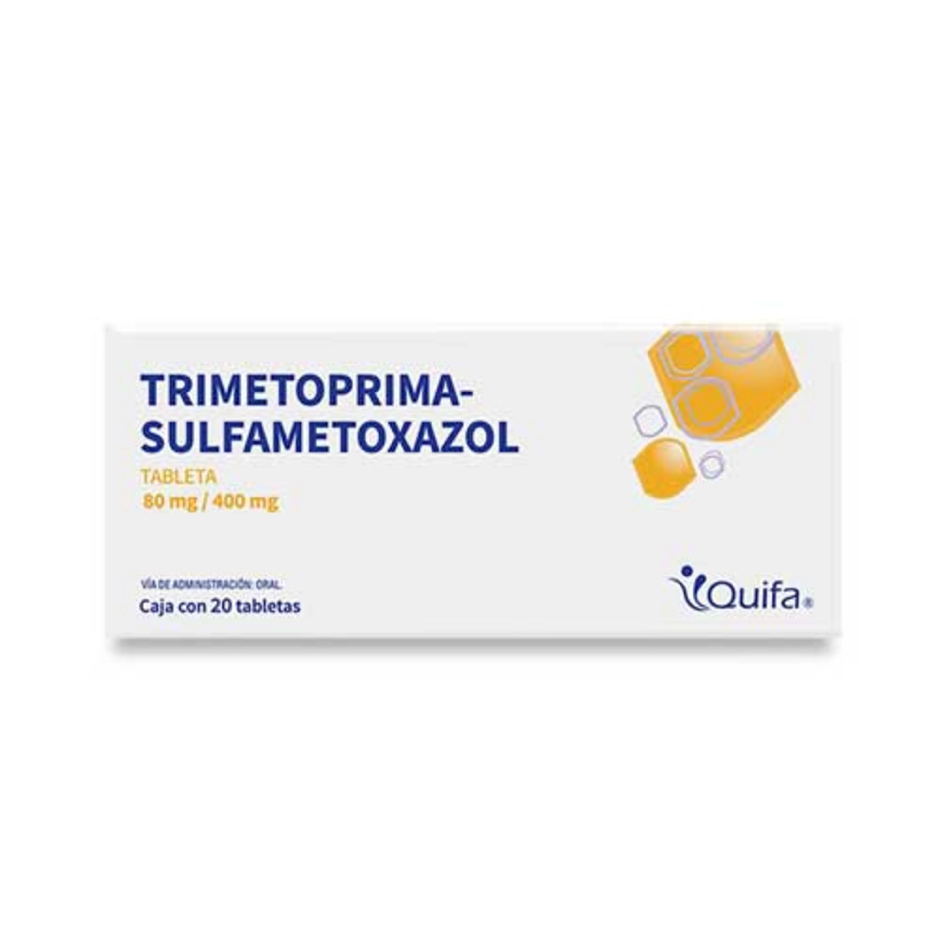 Trimetoprima Sulfametoxazol 80 Mg / 400 Mg Con 20 Tabletas