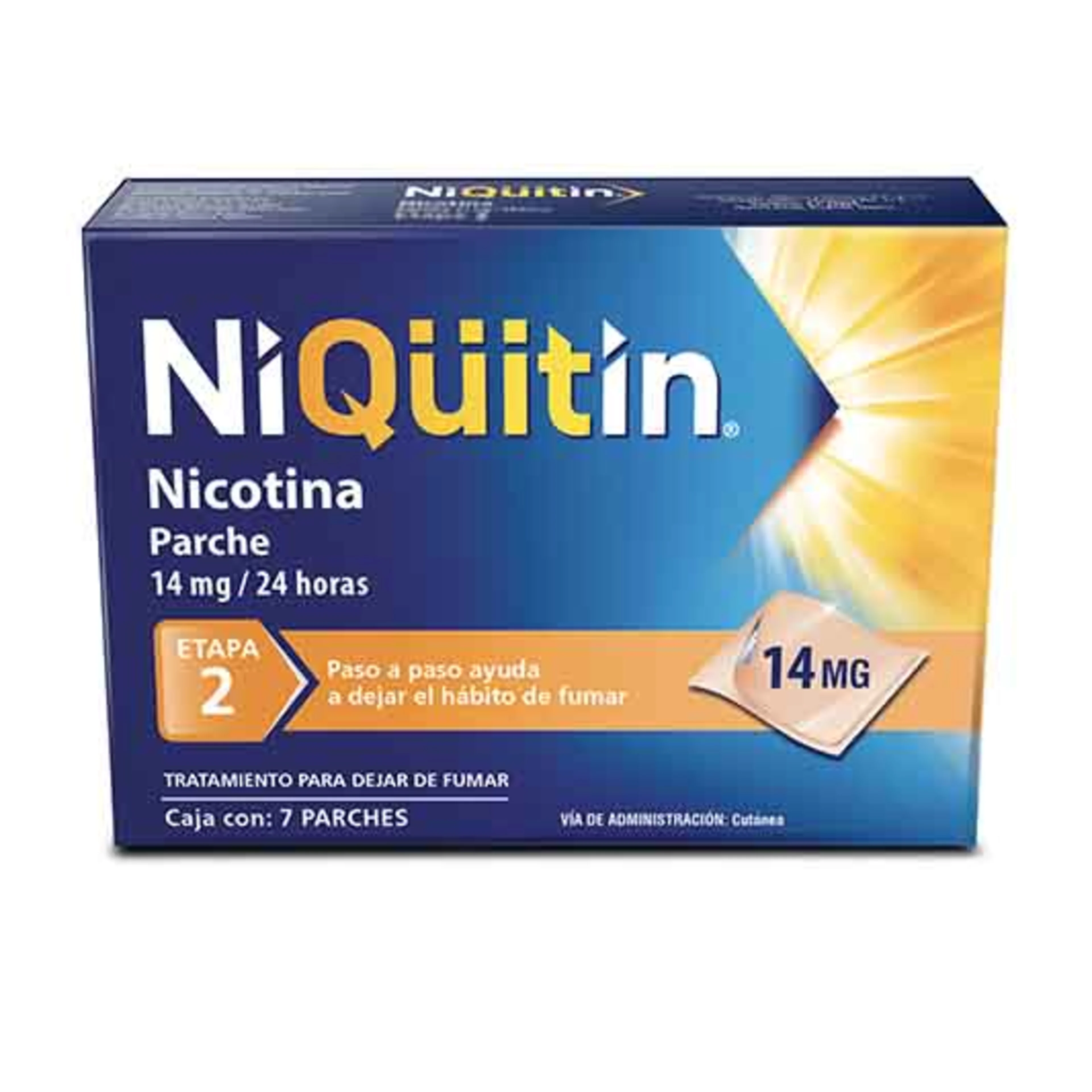 Niquitin 14 Mg Etapa 2 Con 7 Parches