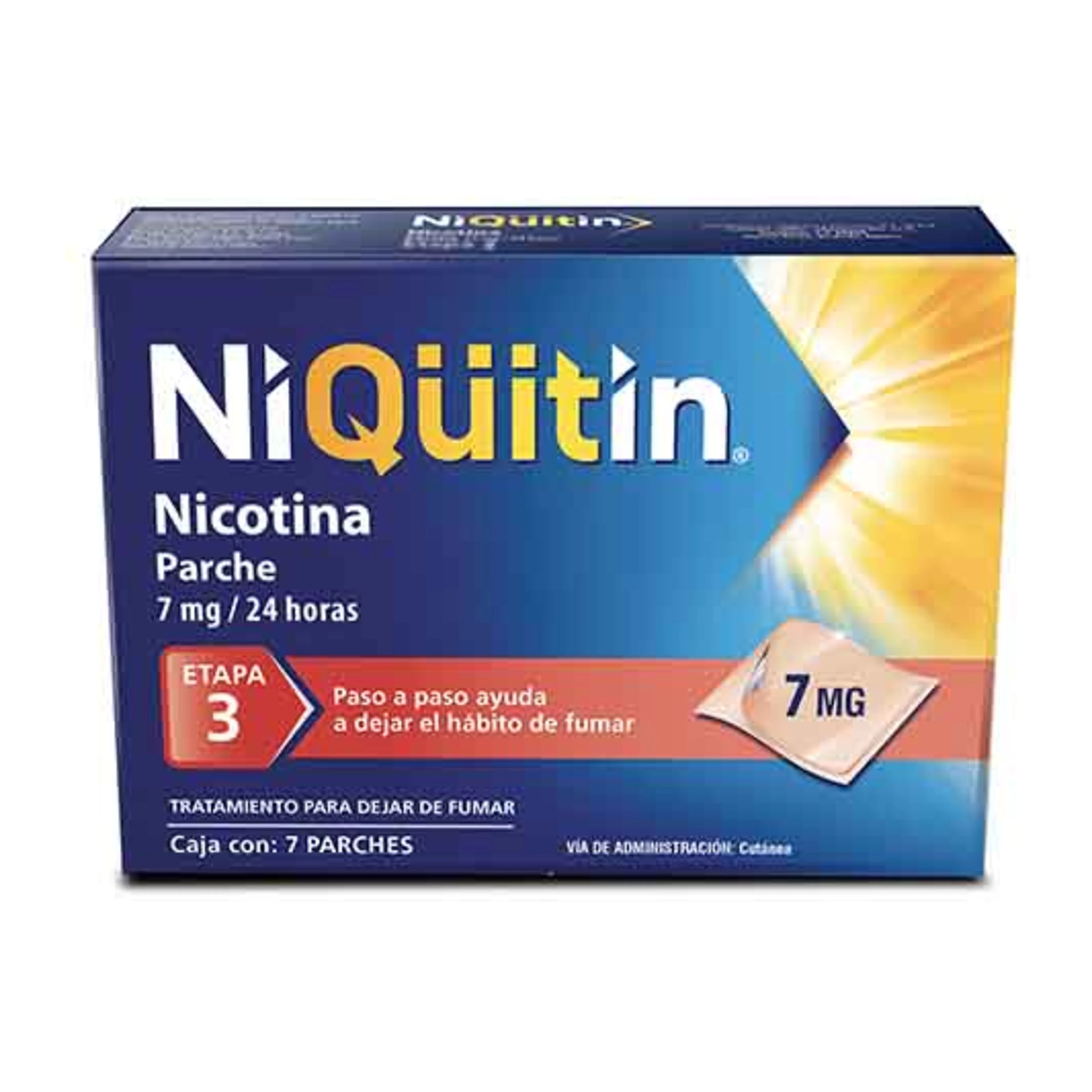 Niquitin 7 Mg Etapa 3 Con 7 Parches