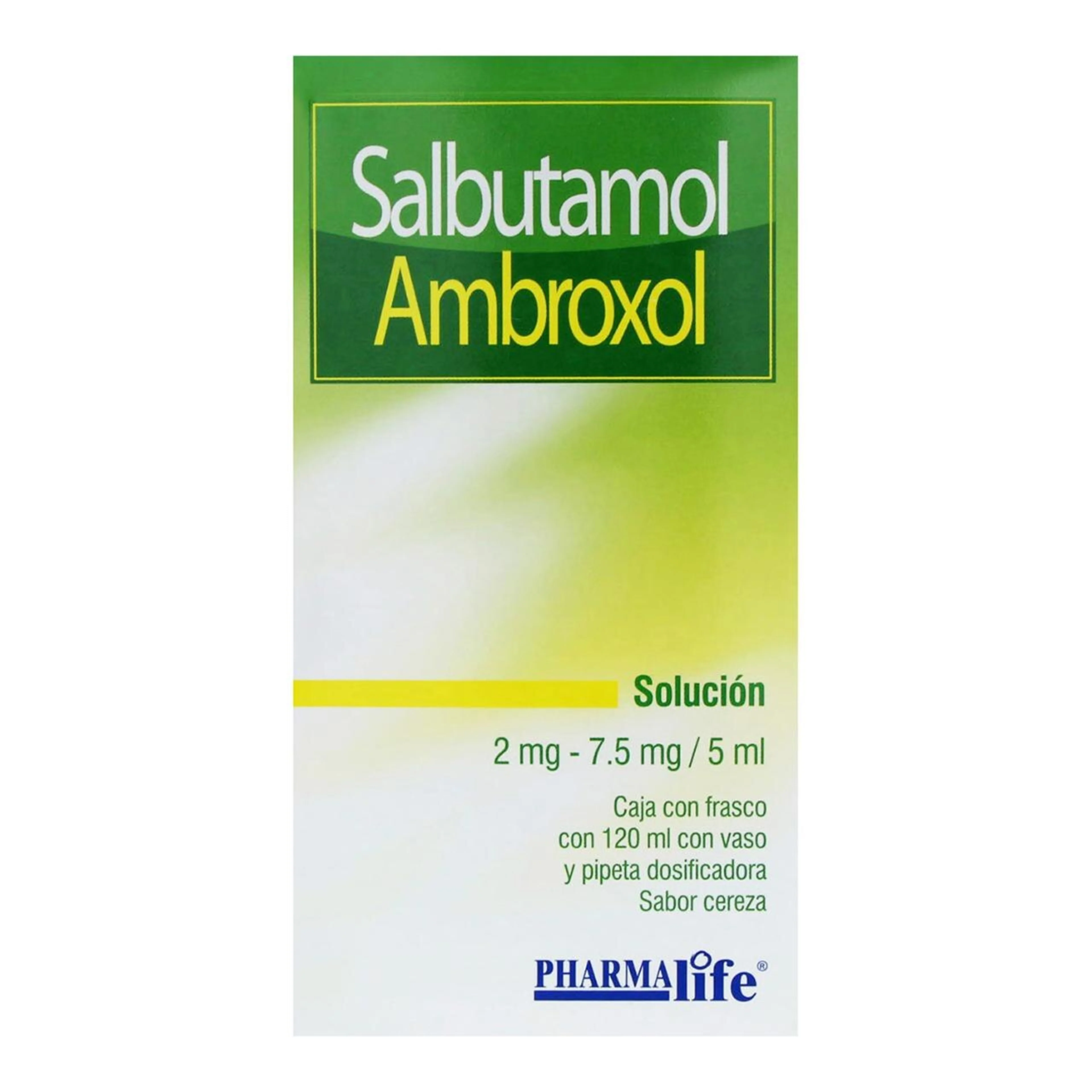 Salbutamol ambroxol salbutamol 2 mg ambroxol 7.5 mg con 1 solución