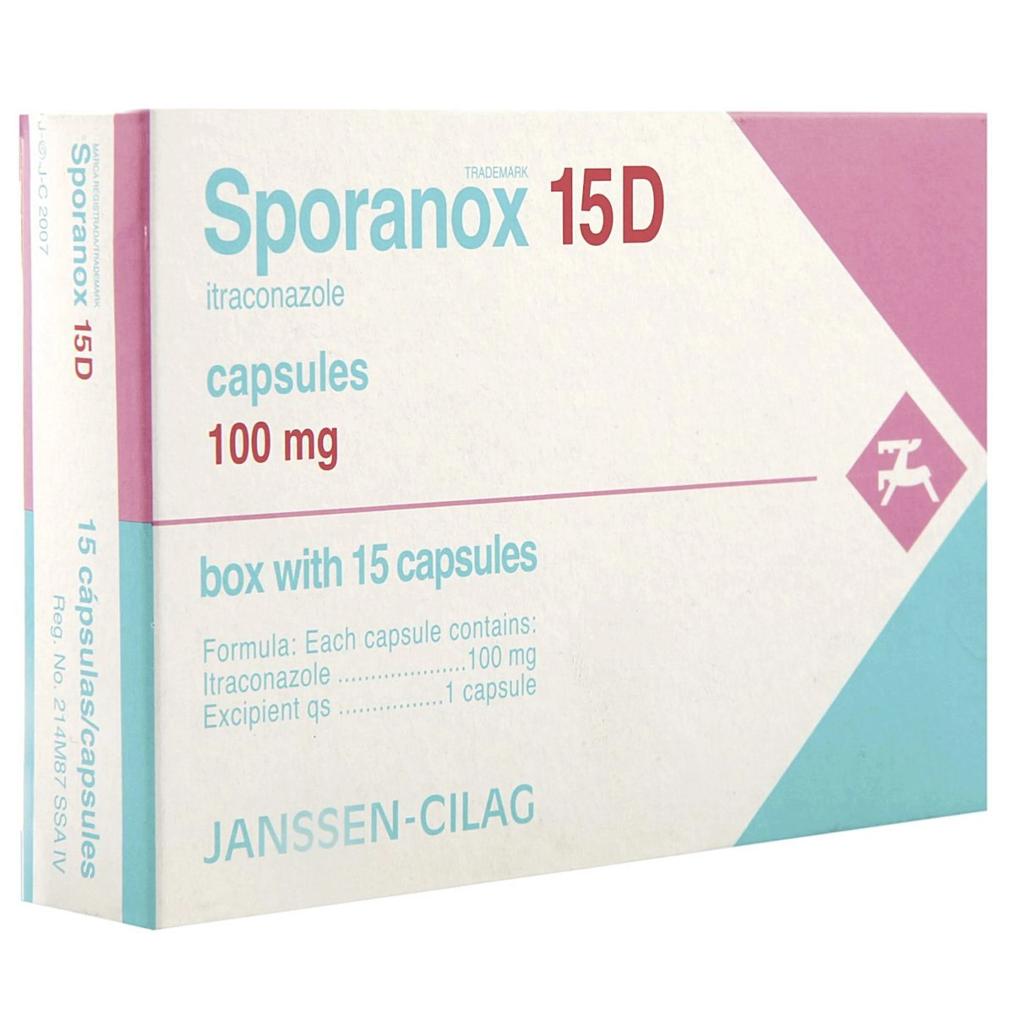 Sporanox 15 D 100 Mg Con 15 Cápsulas