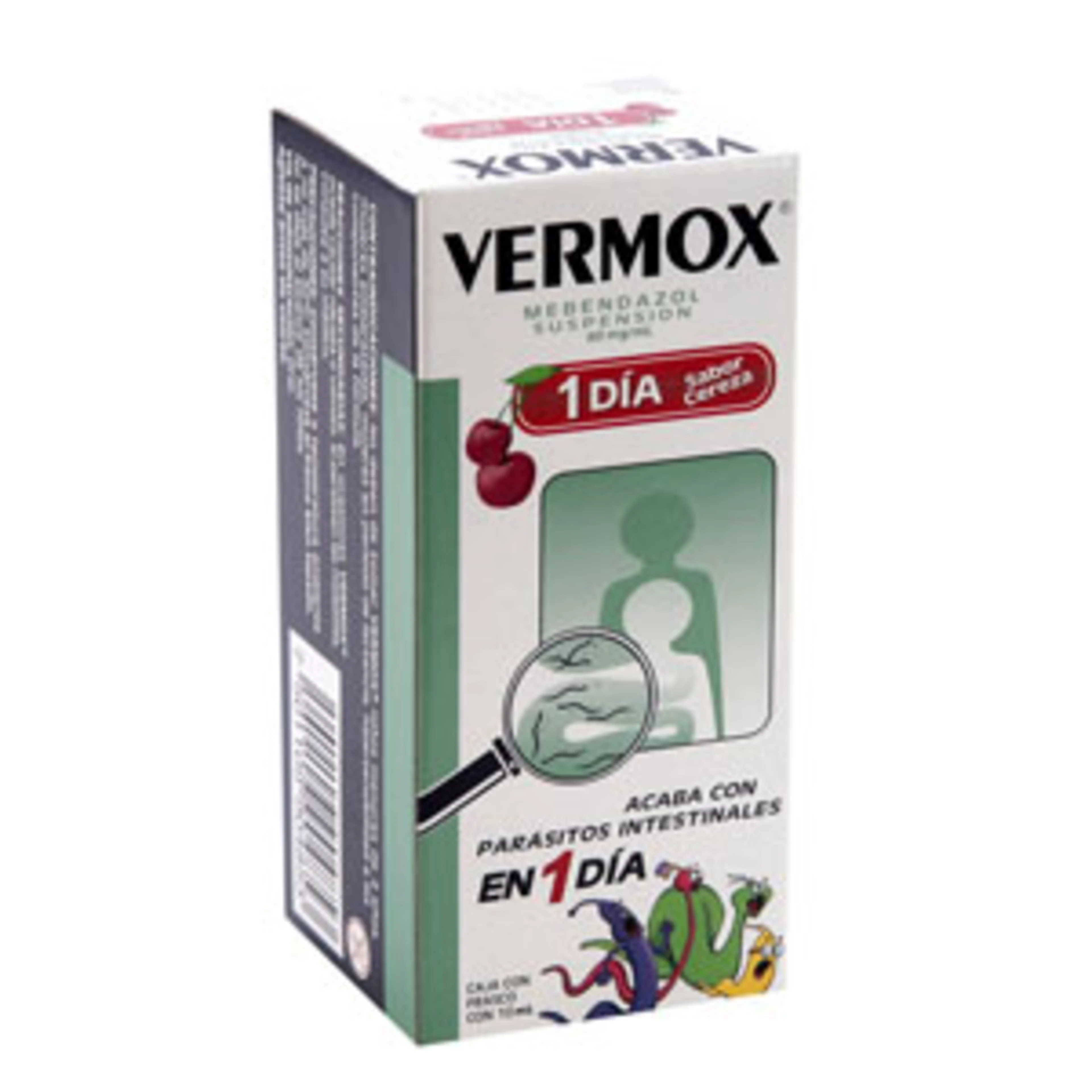 Vermox 60 Mg Suspensión Oral Con 10 Ml