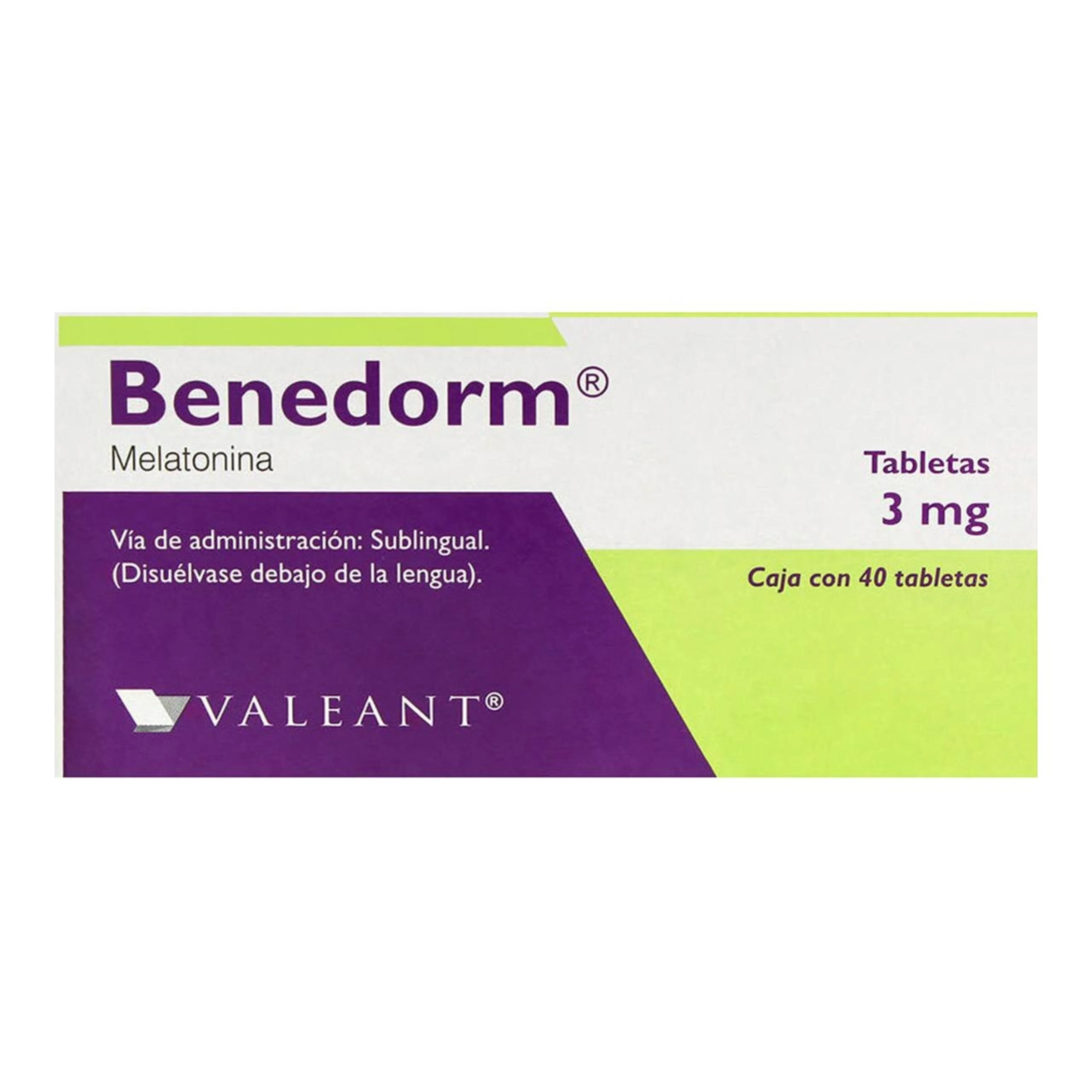 Benedorm 3 Mg Con 40 Tabletas Sublinguales