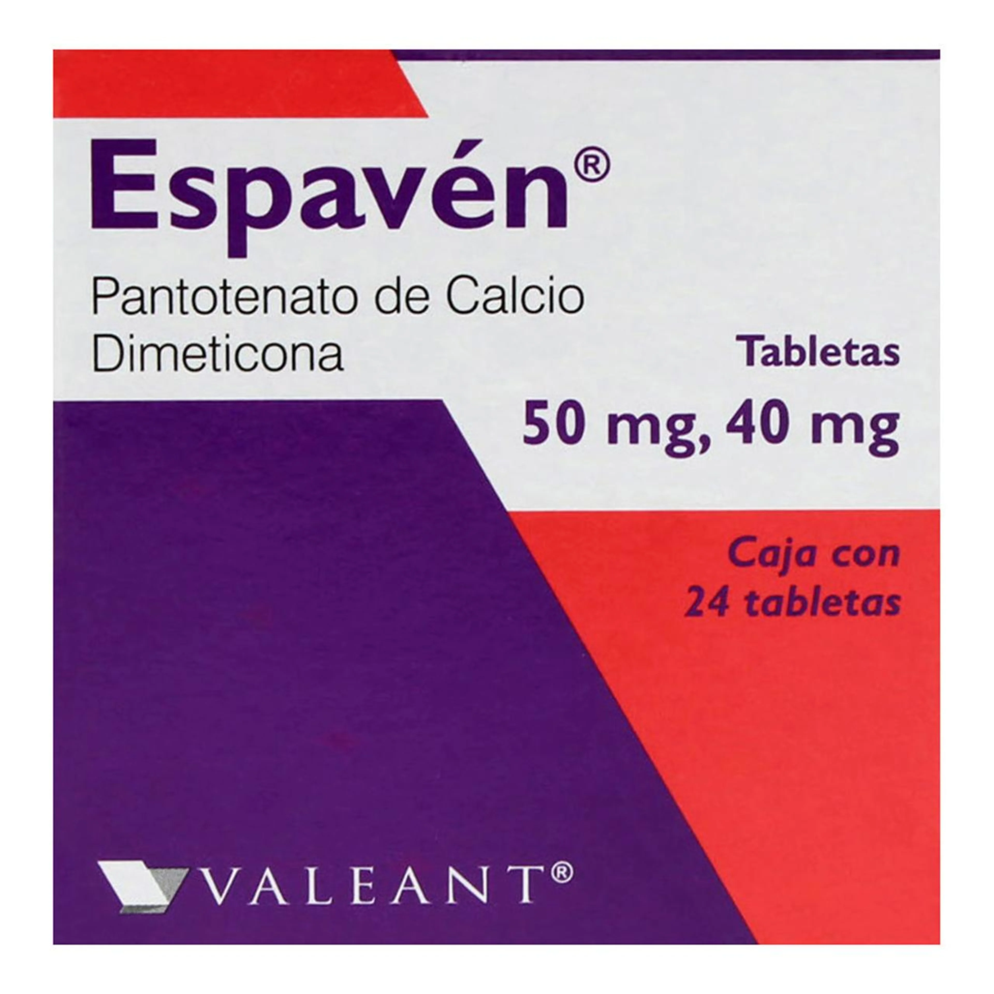 Espavén 50/40 Mg Con 24 Tabletas