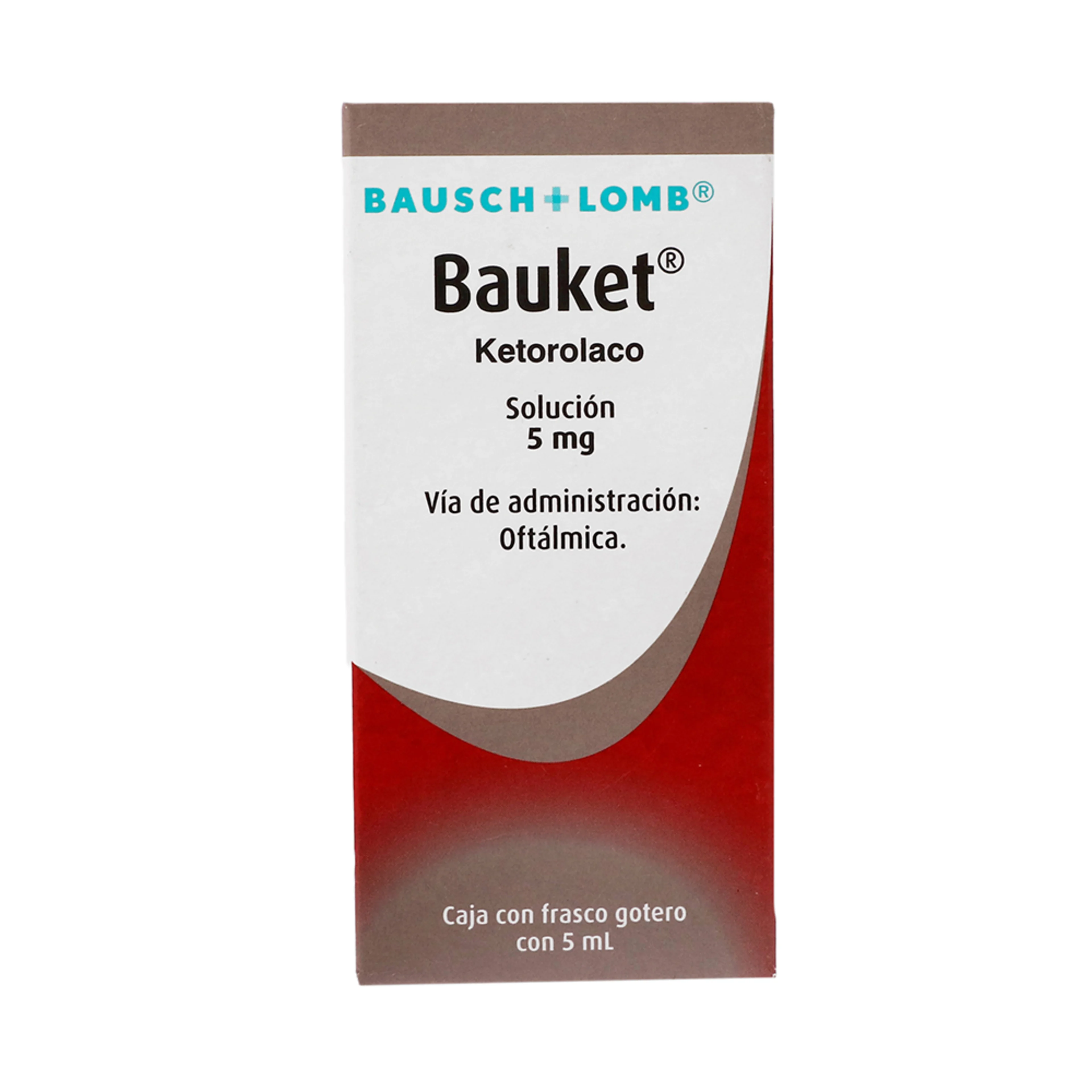 Bauket ketorolaco oftálmico 5 mg con 1 gotero