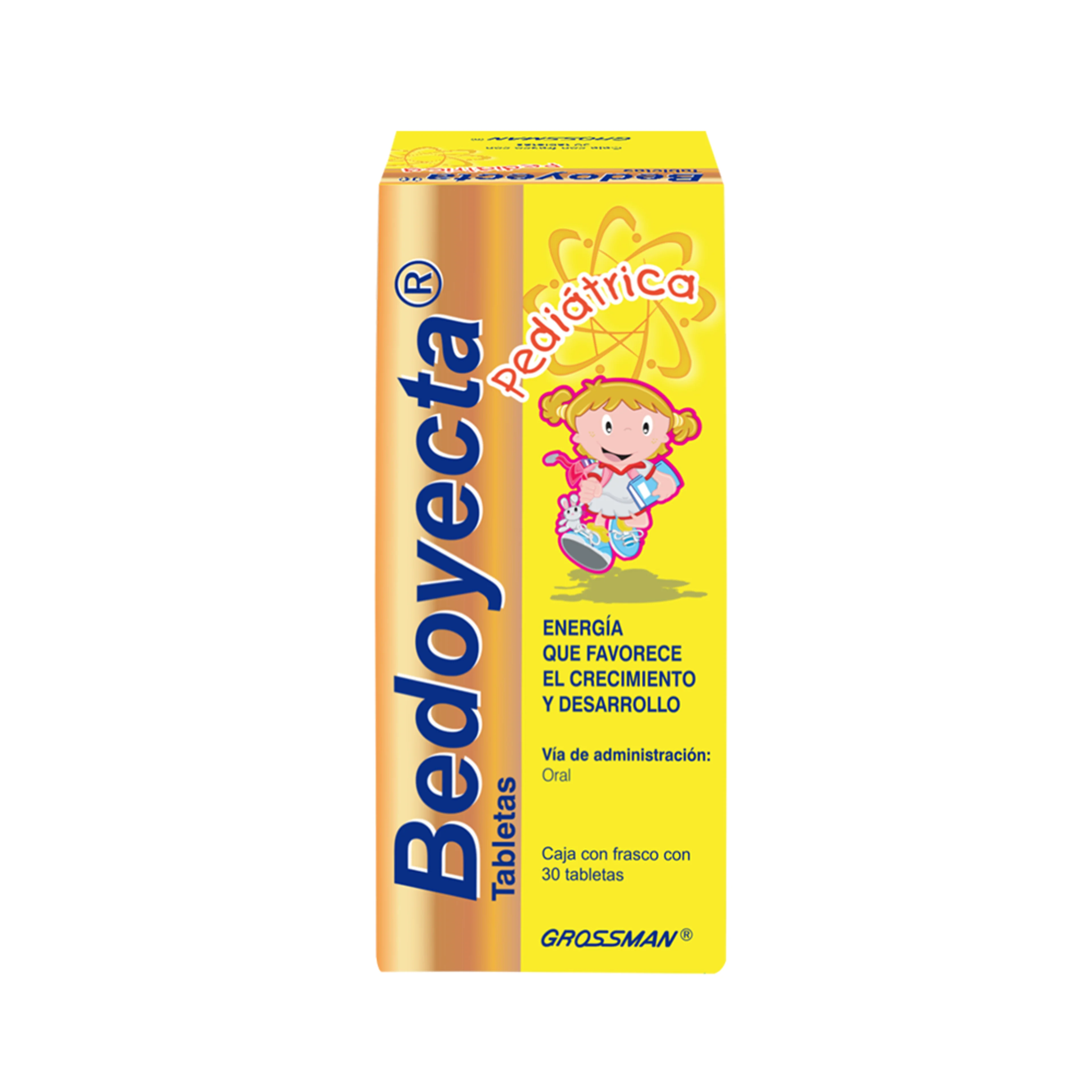 Bedoyecta Pediátrico Multivitamínico con 30 Tabletas